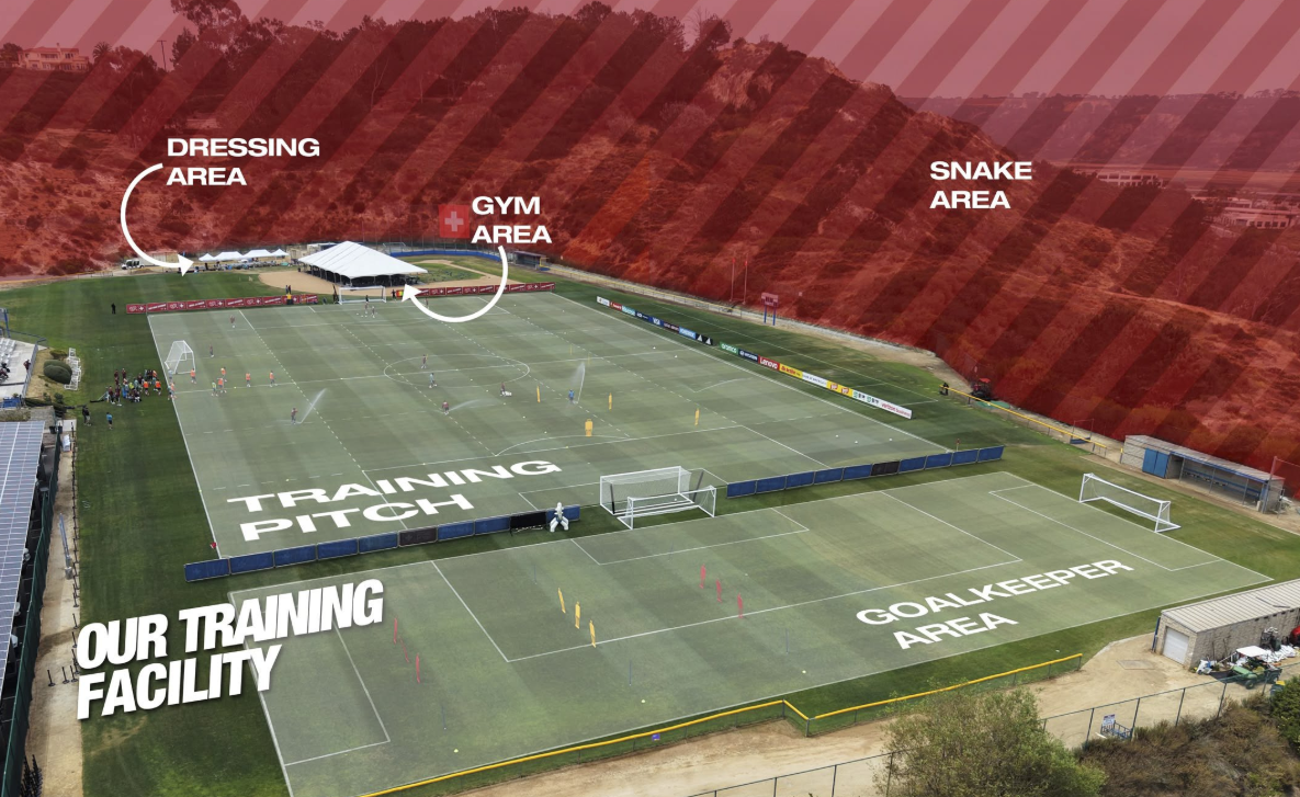 Switzerland's training camp during the World Cup.