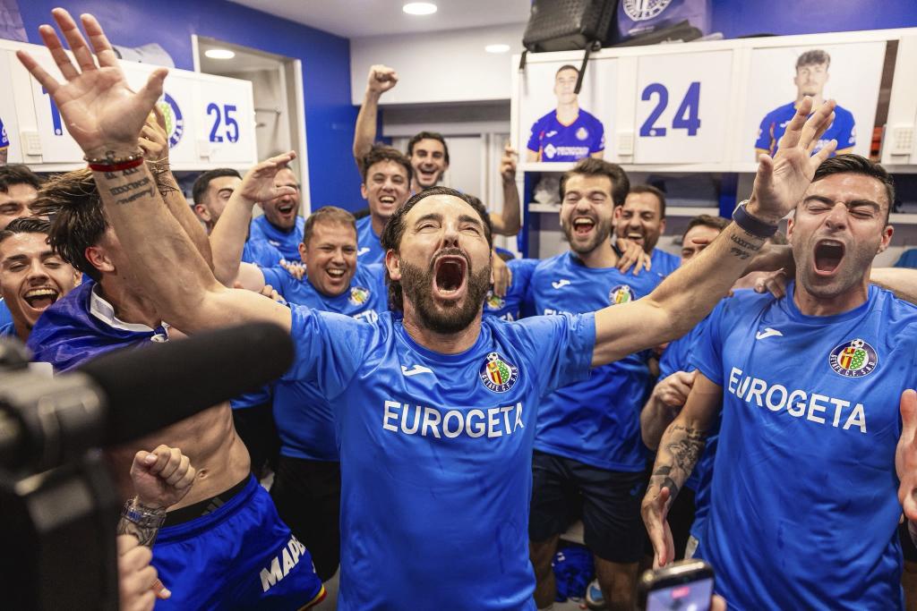 Bordalás, durante el último partido de LaLiga.