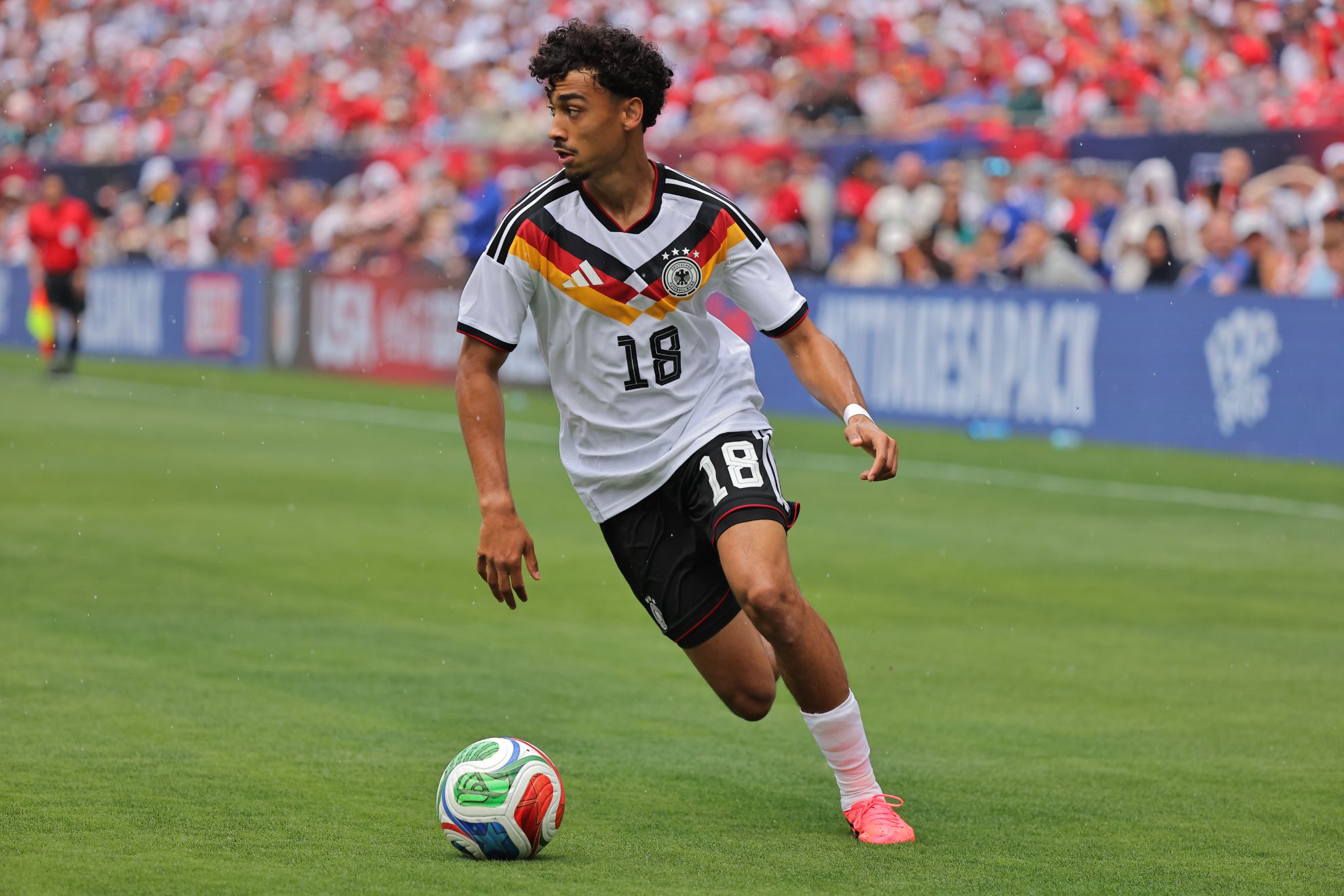 Nathaniel Brown, durante el partido contra Estados Unidos