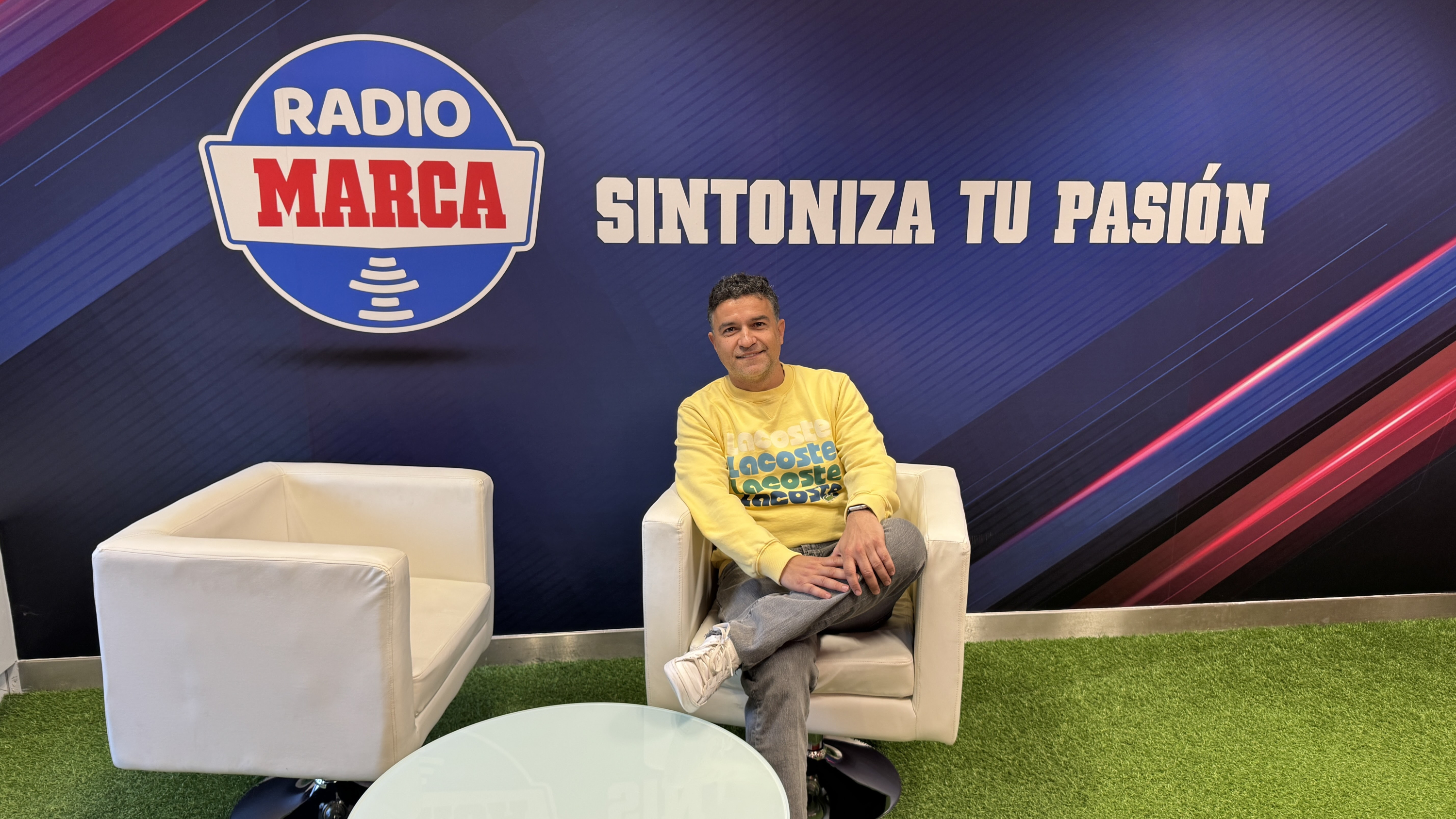 Antonio Romero (TMR) en los estudios de Radio MARCA