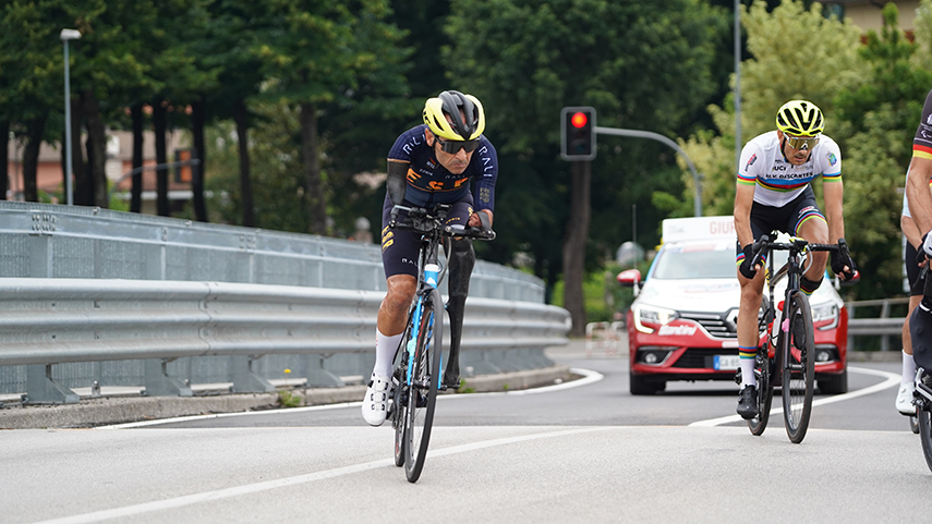Ricardo Ten, en el Europeo de ciclismo de carretera. RFEC