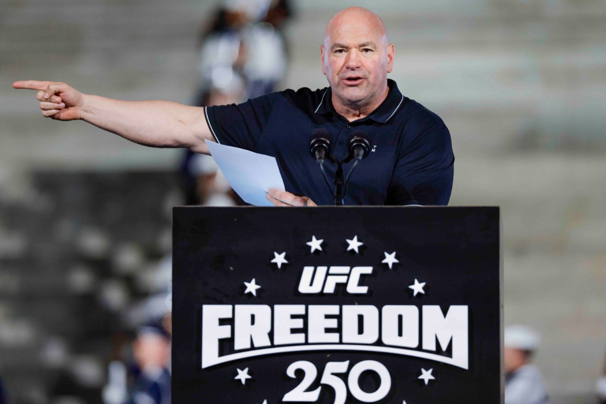 Dana White, durante la rueda de prensa del UFC Casa Blanca. EFE.