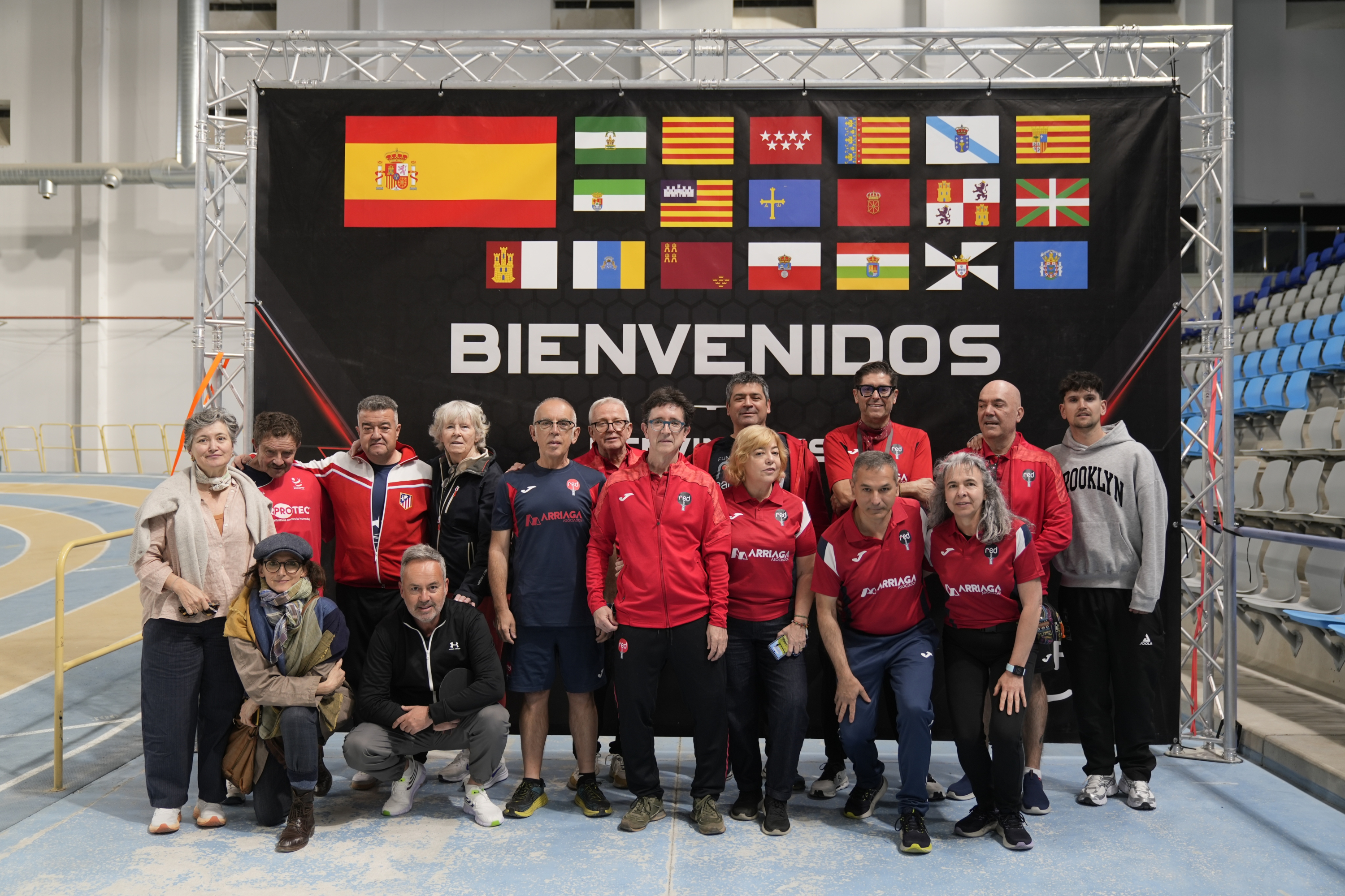 The team during the Spanish Championship held in Antequera.