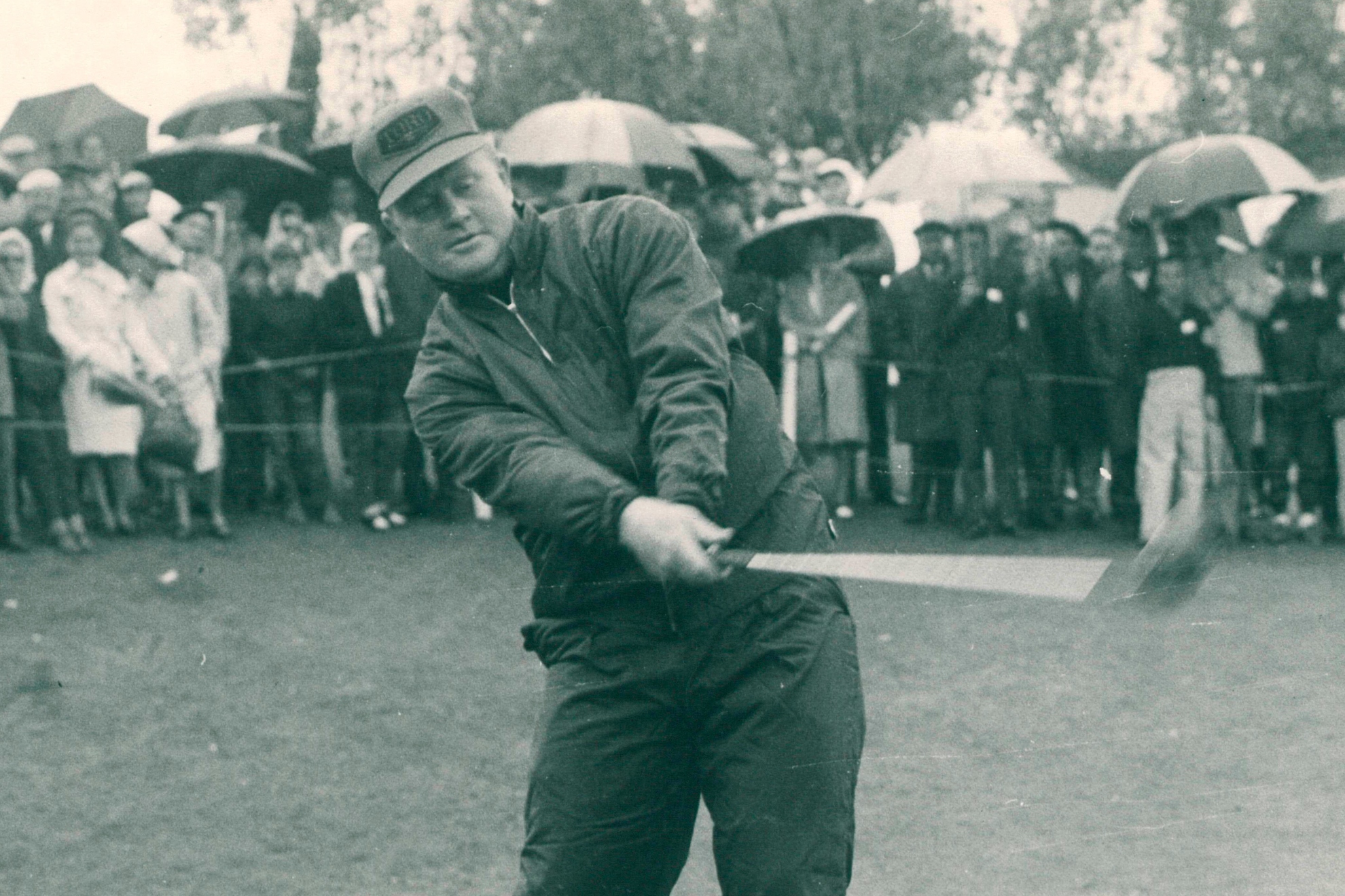Jack Nicklaus durante un torneo en Madrid.