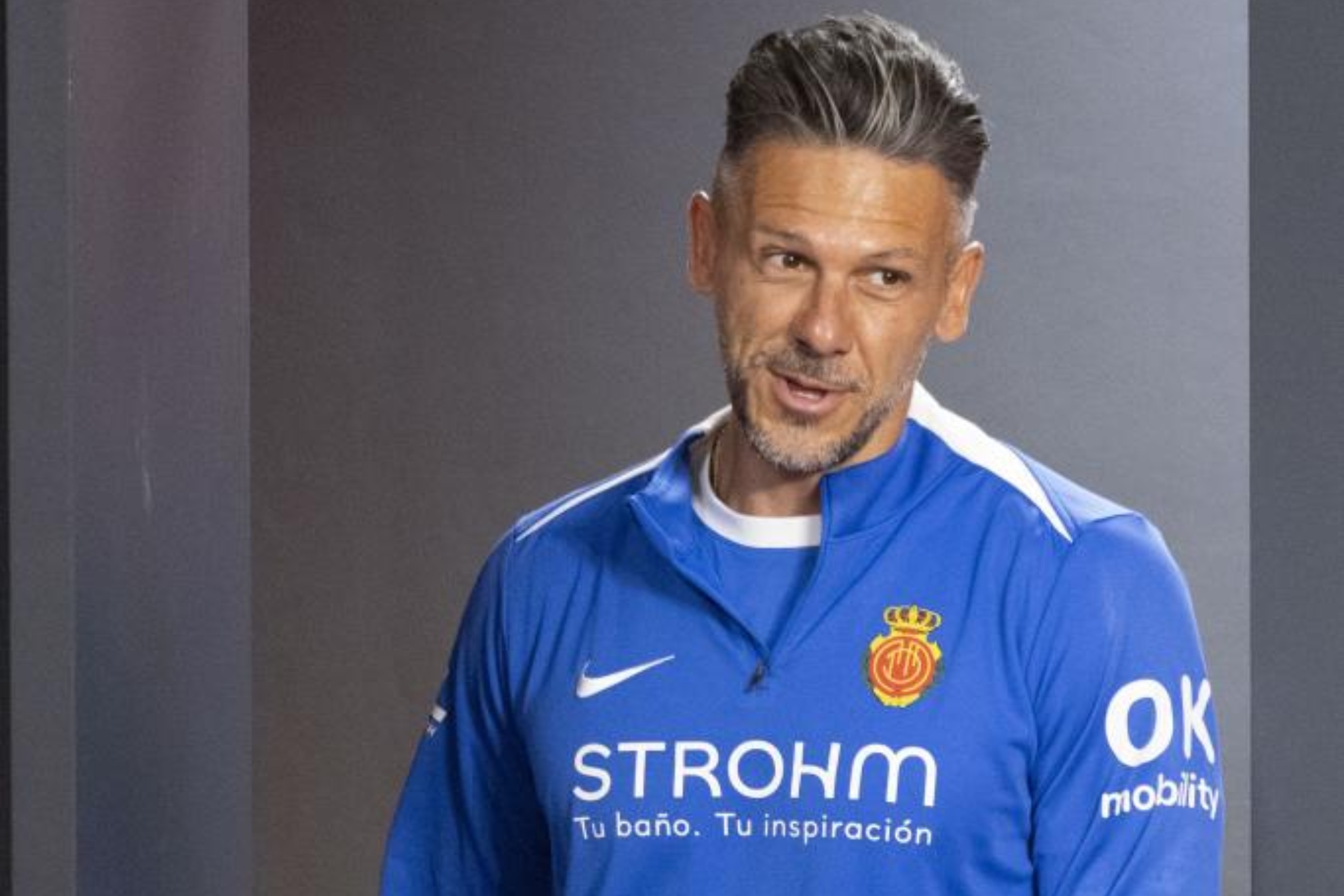 Demichelis, antes de una comparecencia ante los medios. EFE