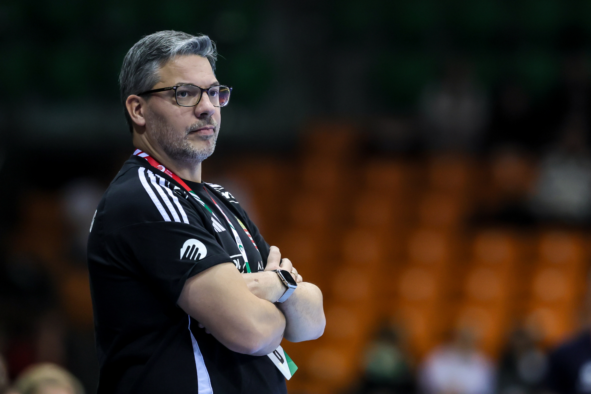 El técnico español Chema Rodríguez, con Hungría. MKSZ