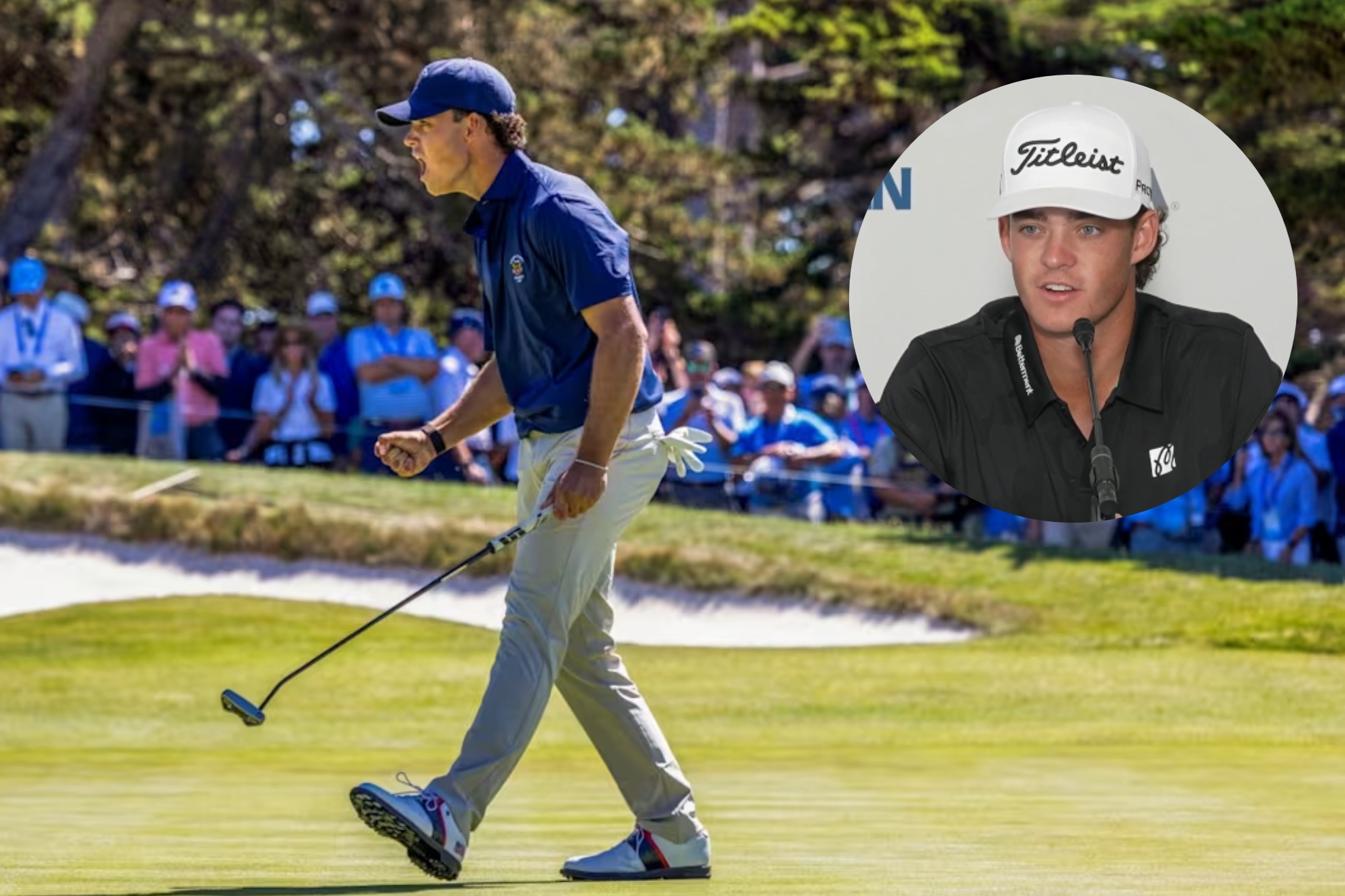 Jackson Koivun durante la Walker Cup.