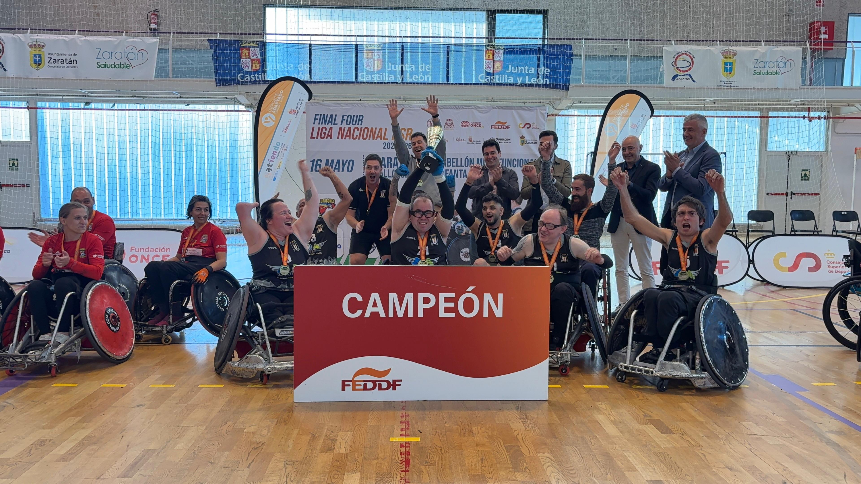 BUC Barcelona revalida en Zaratán la Liga de rugby en silla de ruedas FEDDF