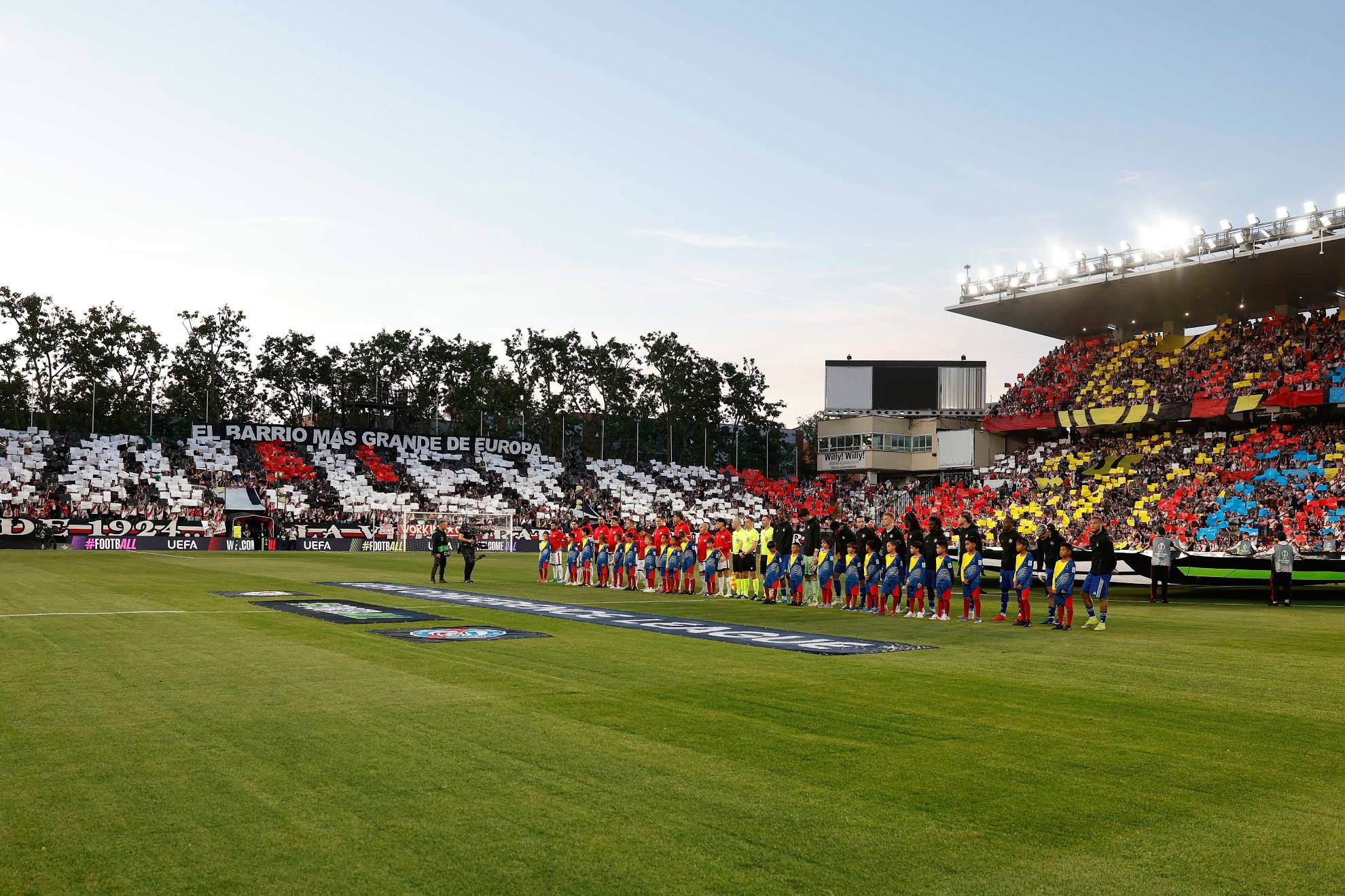 Estadio de Vallecas.