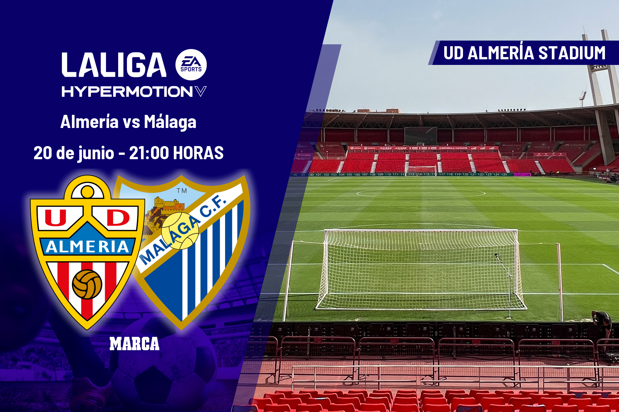 Se retrasa el Almería - Málaga: a qué hora es, dónde ver hoy en TV y ...