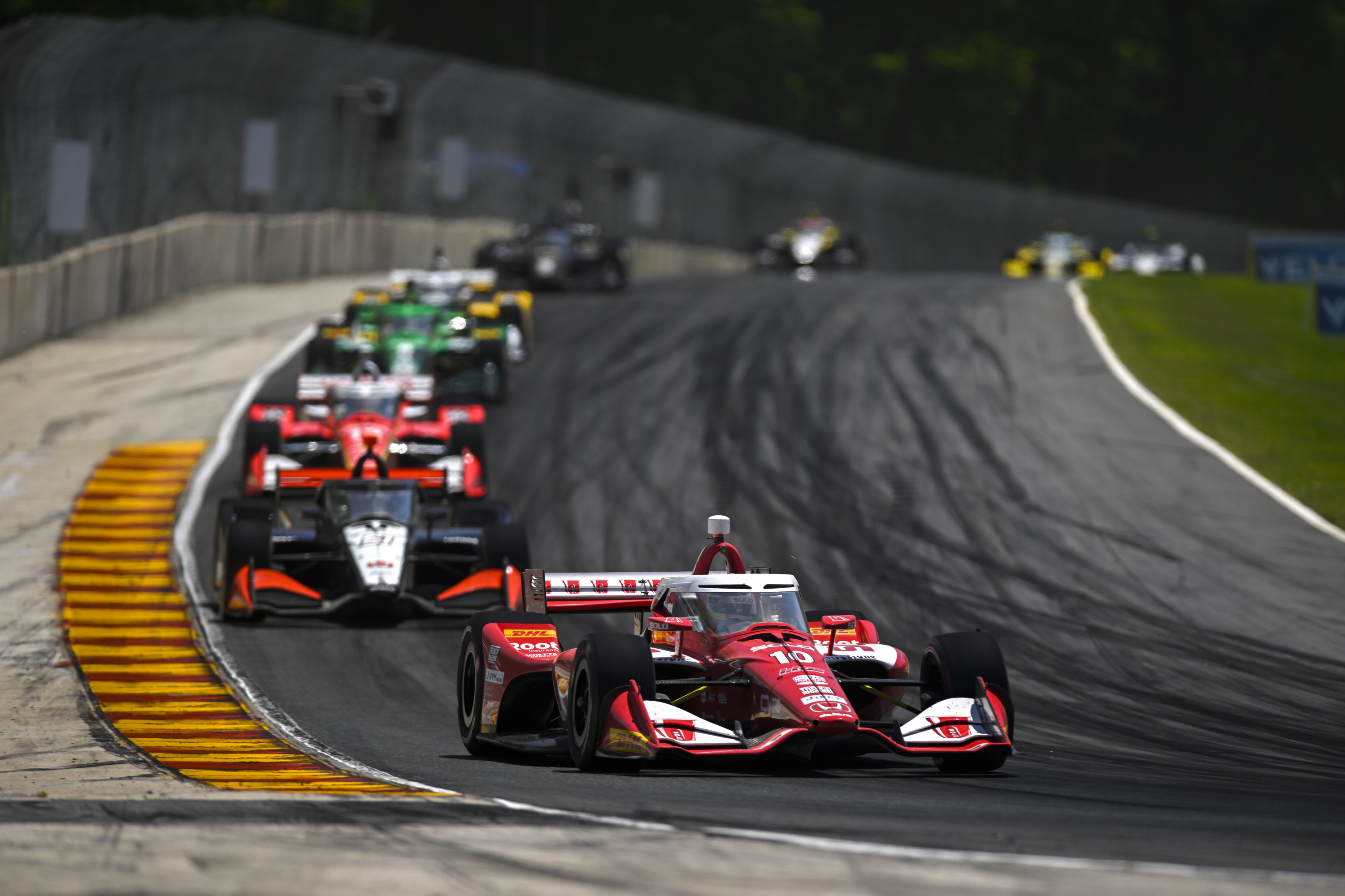 Palou ha ganado tres veces en Road América y es el favorito este fin de semana. Gavin Baker