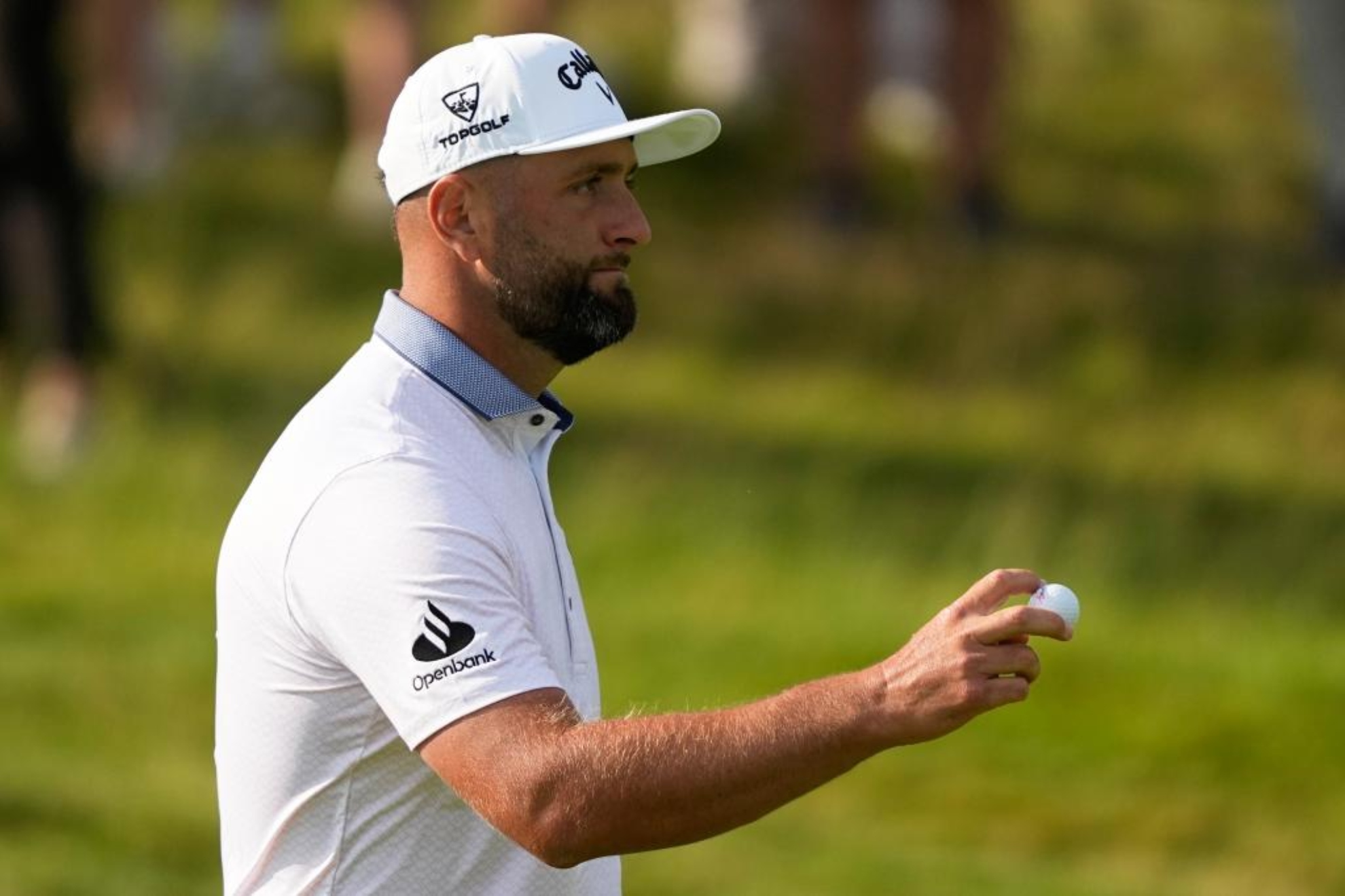 Jon Rahm (31) agradece los aplausos en el US Open