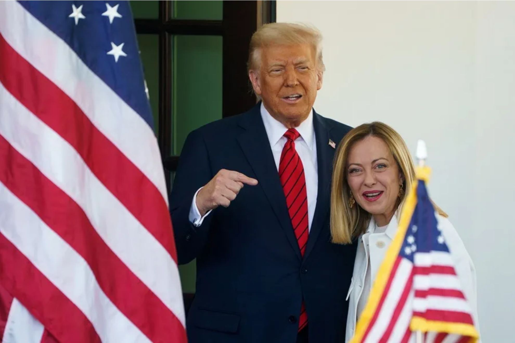 Trump y Meloni
