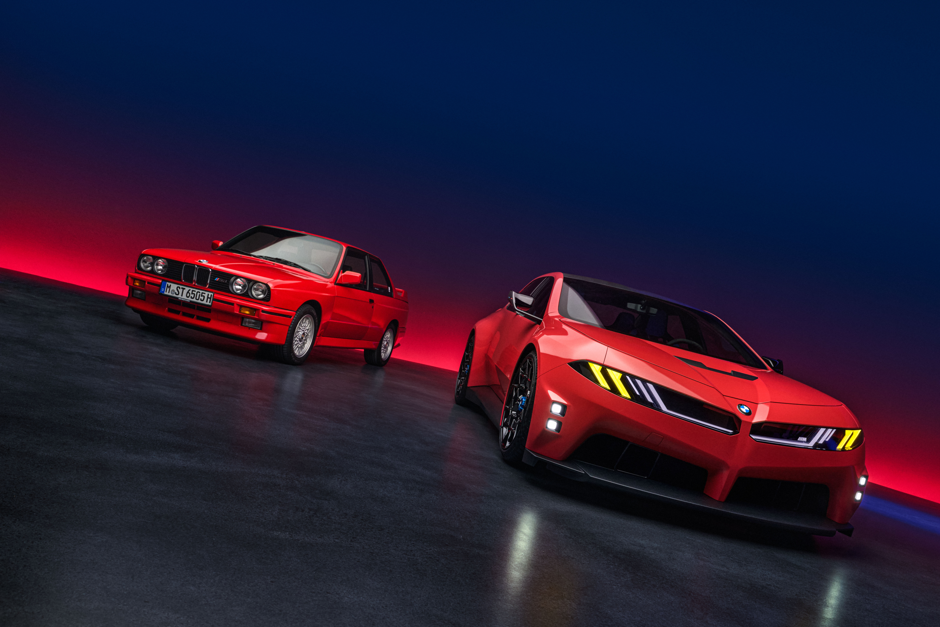 El BMW M Concept Neue Klasse y el M3, su antecesor espiritual