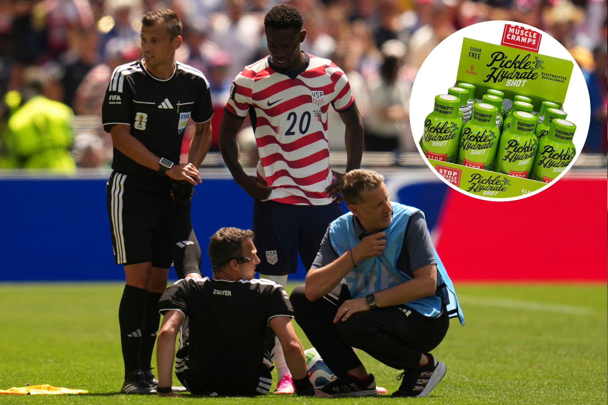What referee Felix Zwayer took after suffering cramps at the 2026 World Cup: the liquid that allowed him to finish the match
