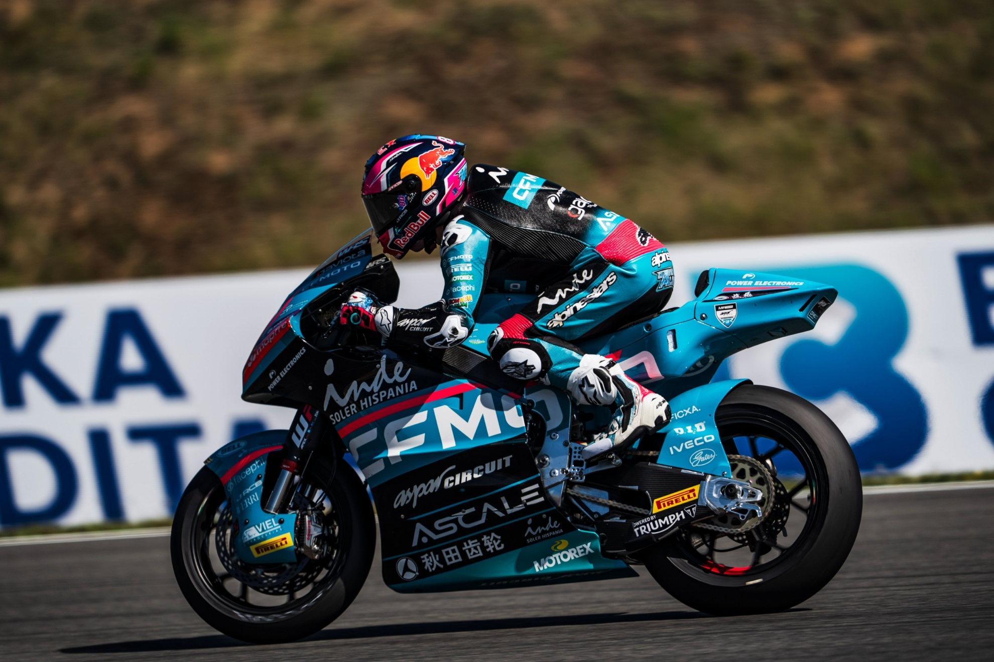 David Alonso, en Brno. ASPAR TEAM