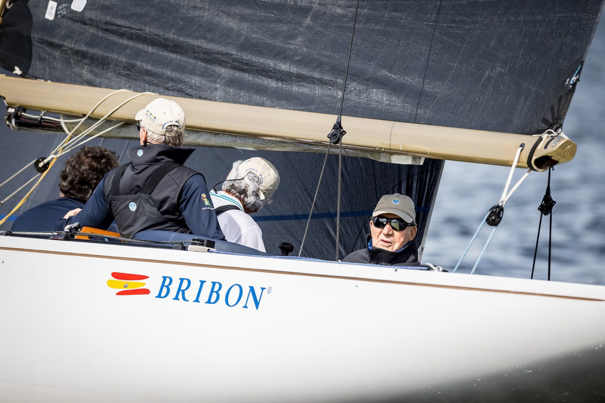 El Rey Juan Carlos, en el 'Bribon'.