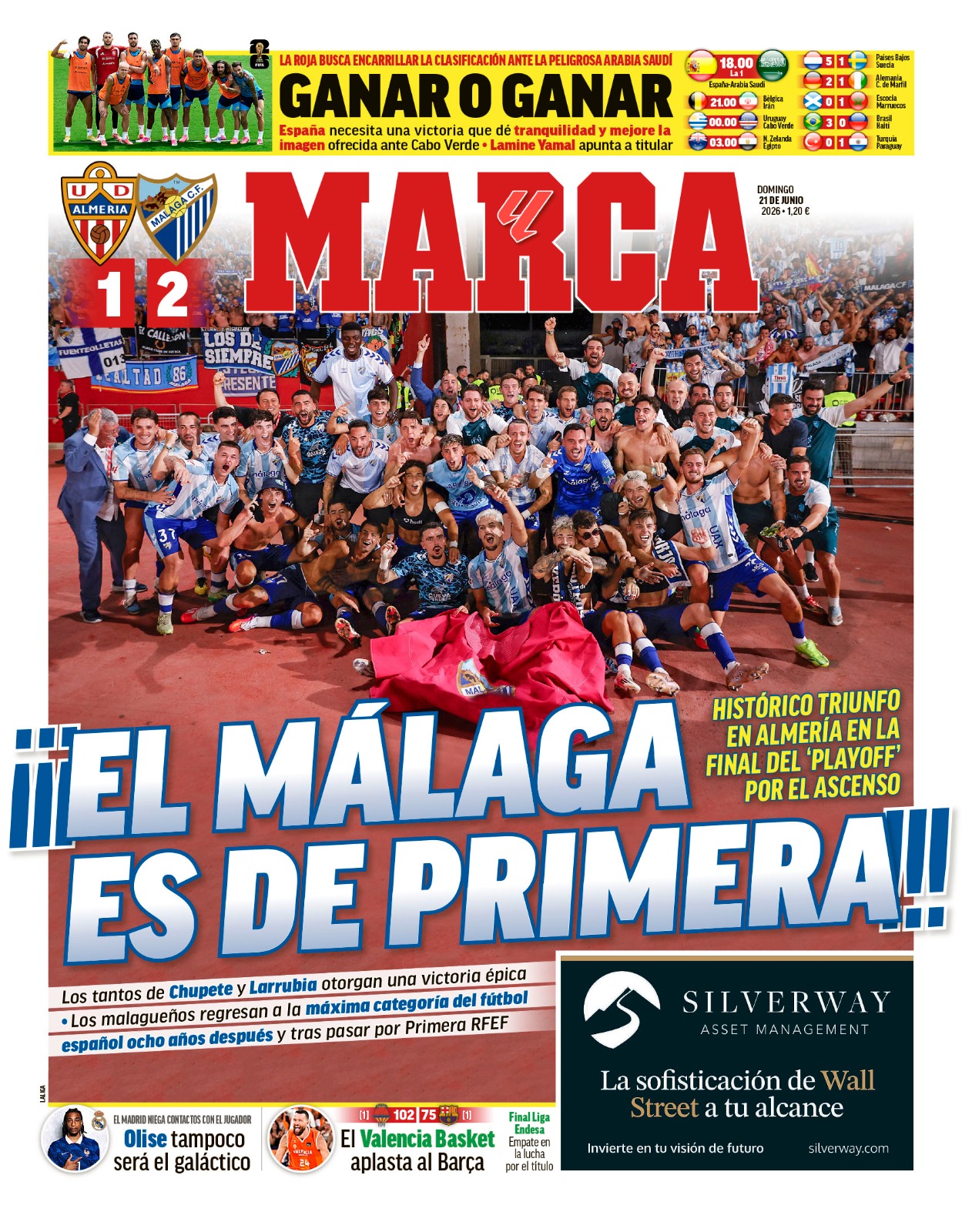 Cover BRAND promotion Málaga CF.
