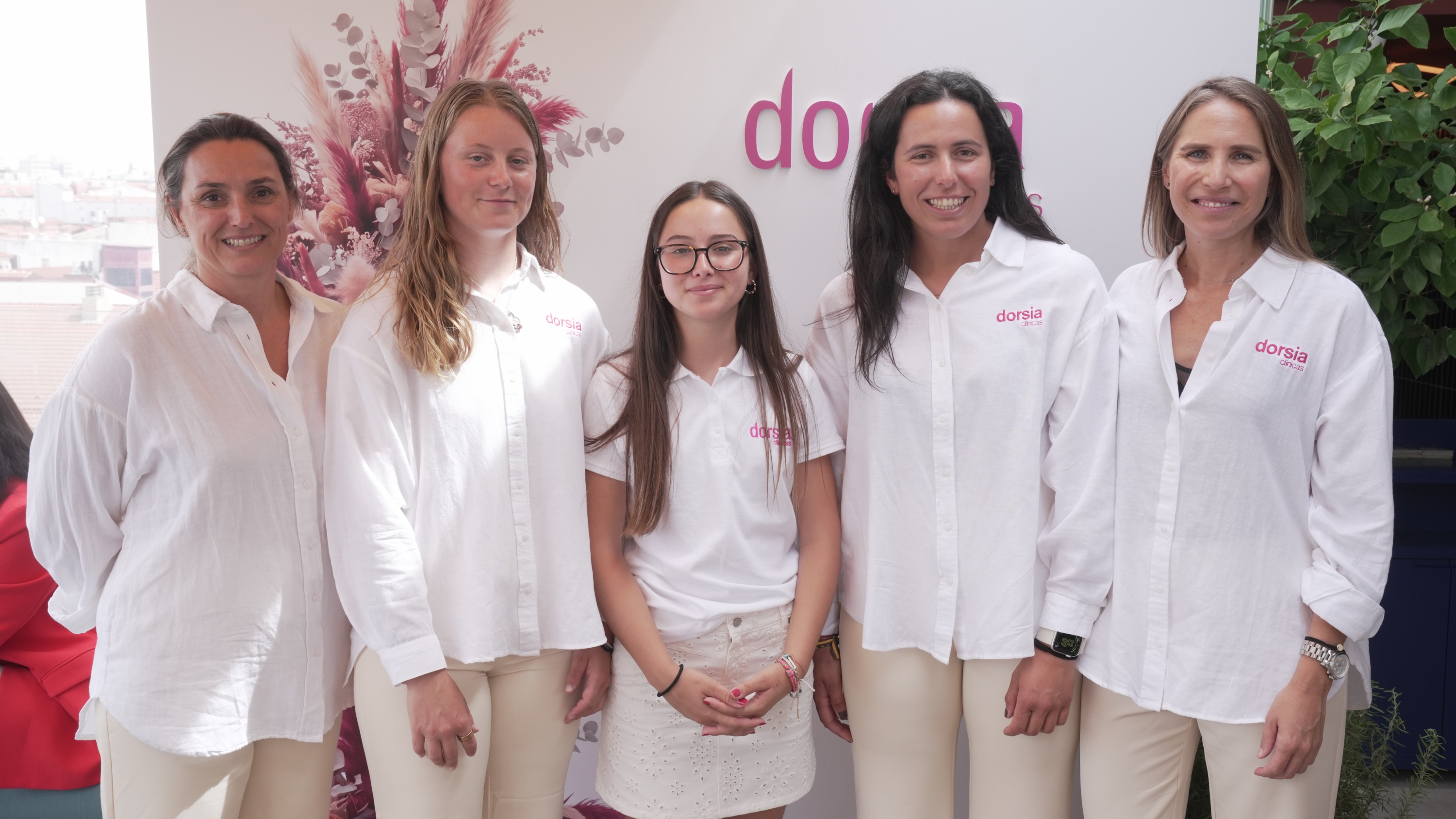 El equipo de Dorsia Sailing Team, durante su presentación.