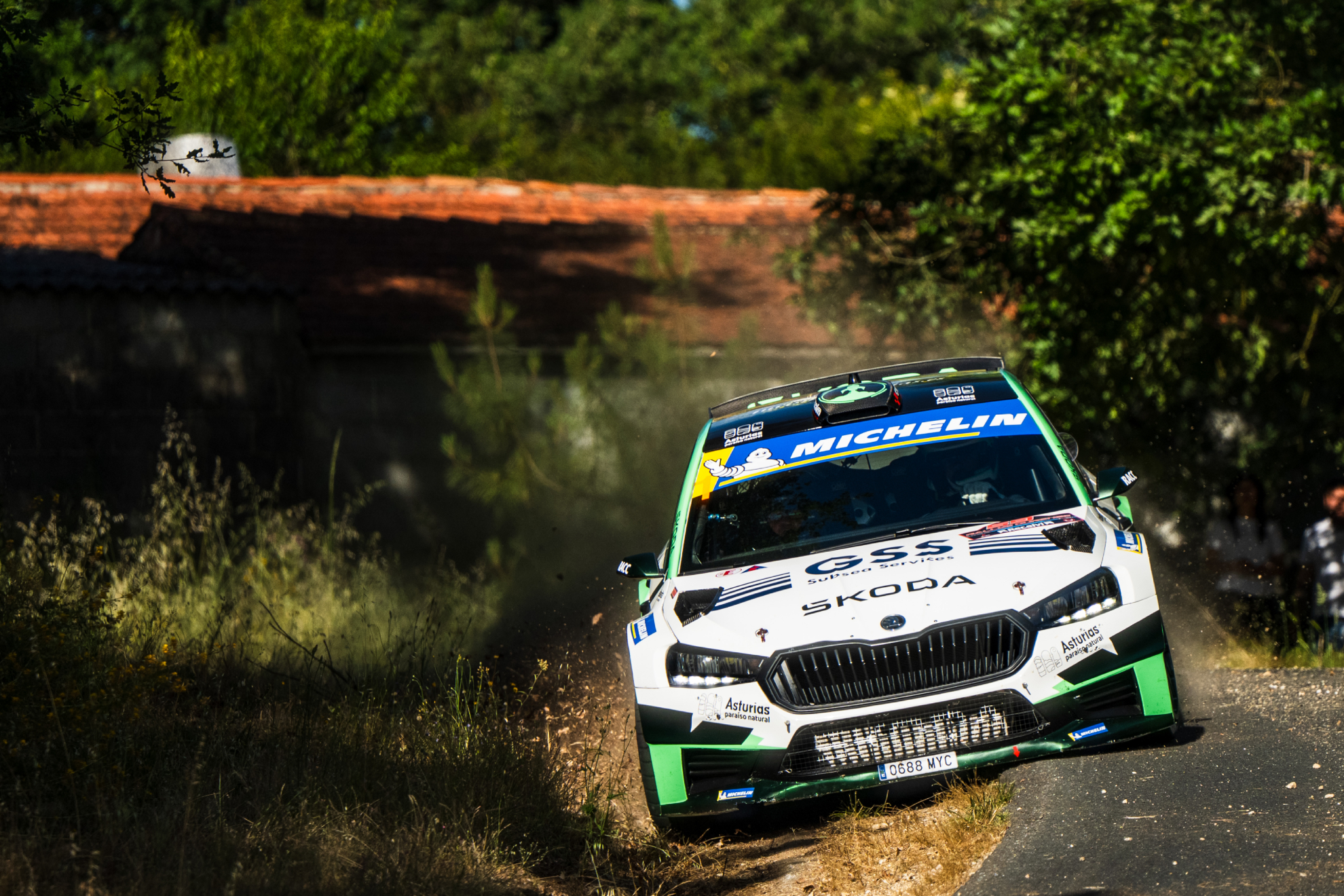 Cohete Suárez, en el Fabia Rally2.