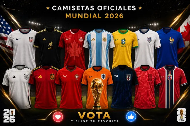 Macroencuesta camisetas del Mundial 2026: ¿Cuál es la más bonita?