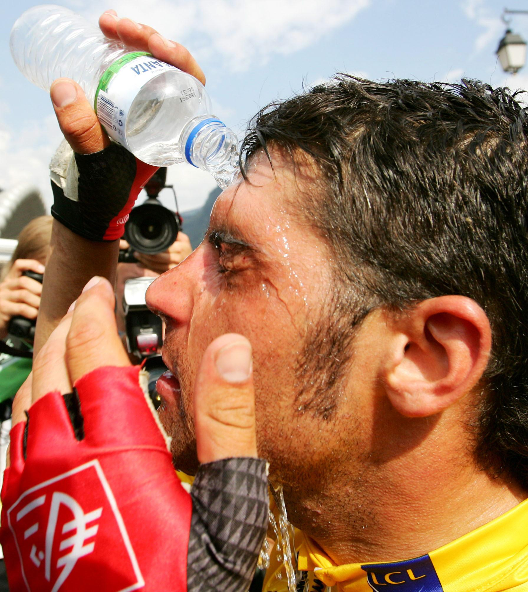 Óscar Pereiro, en el Tour 2006.