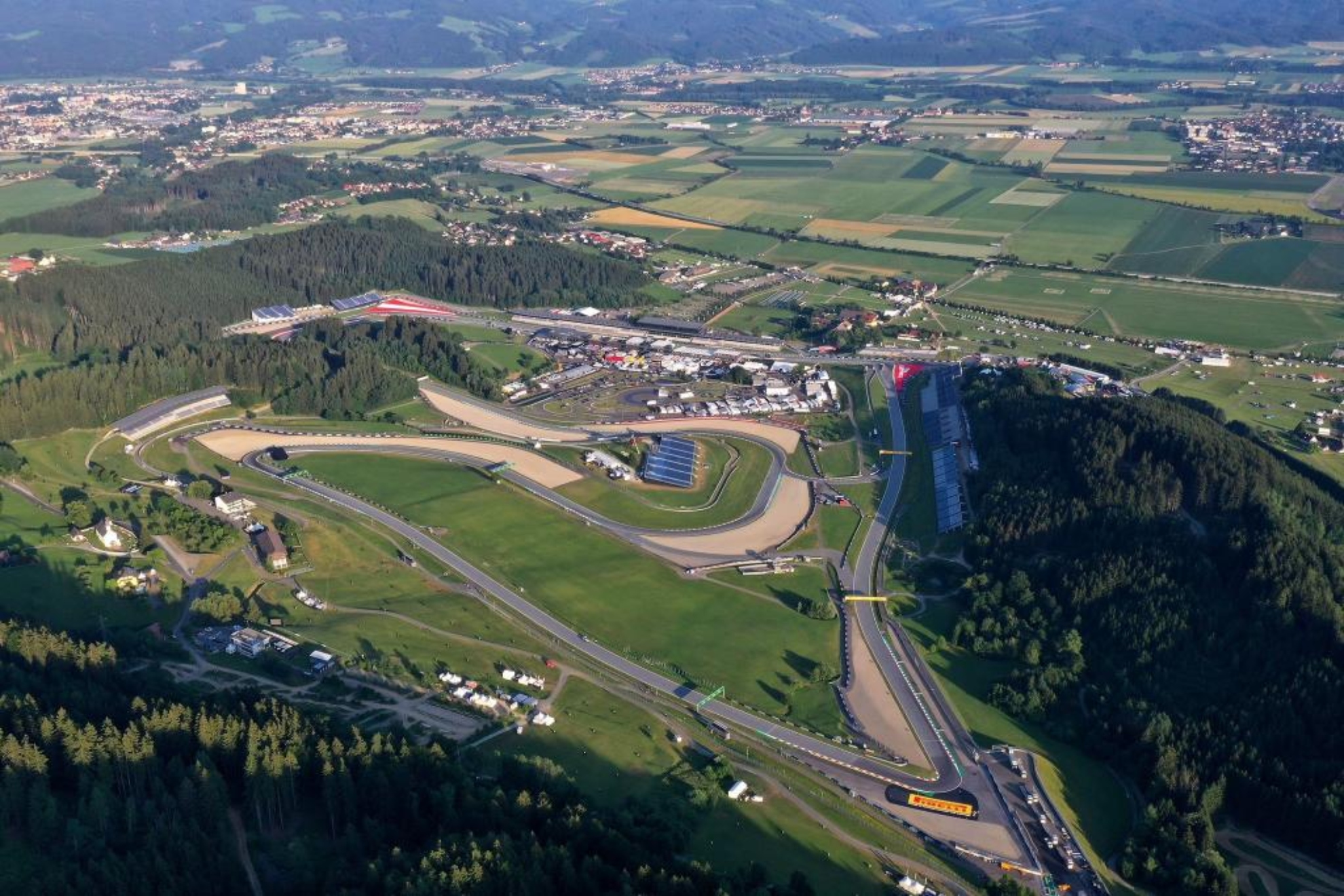 El Red Bull Ring bajo el calor austriaco