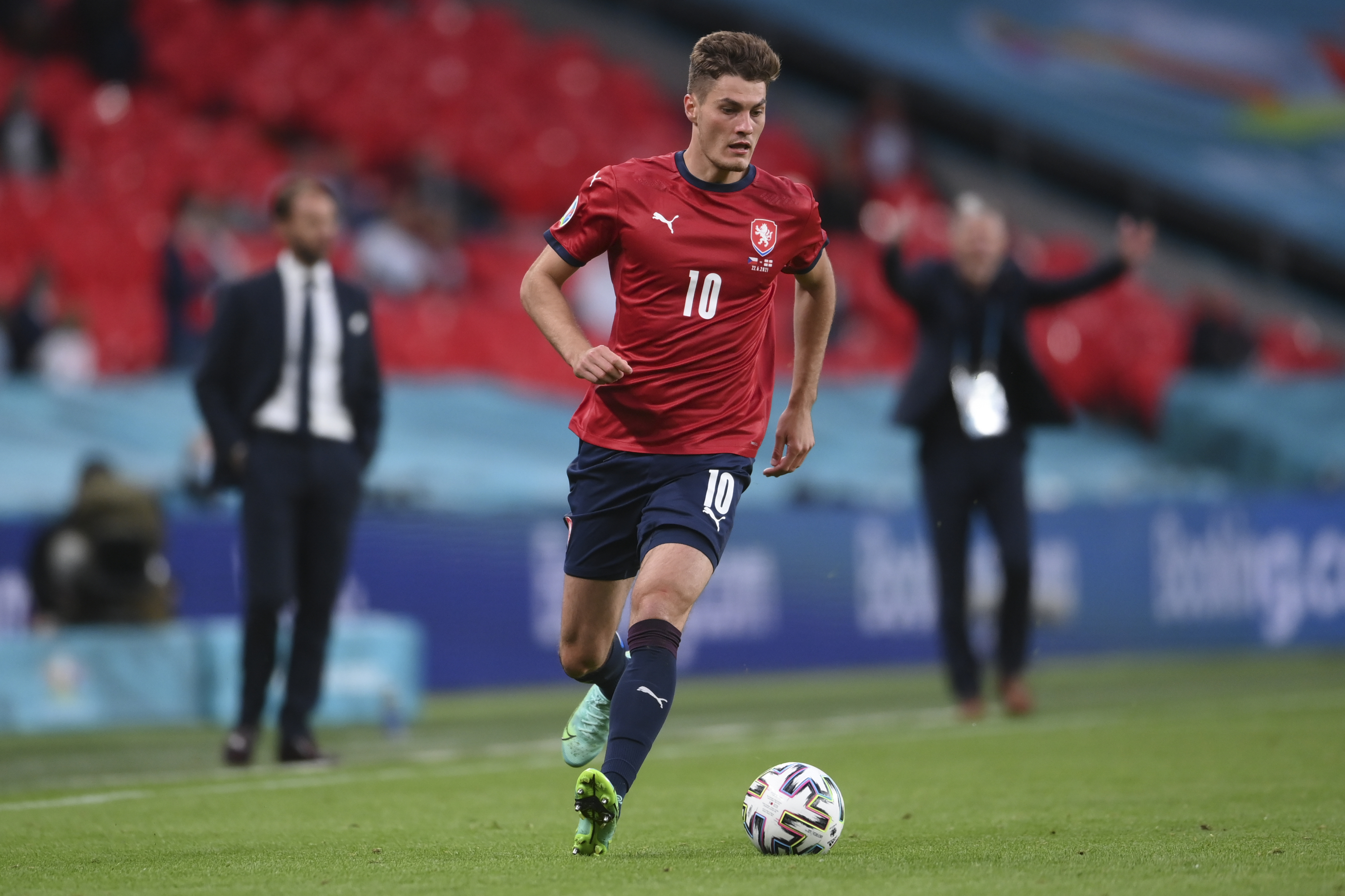 Patrik Schick con la República Checa en la Eurocopa 2021