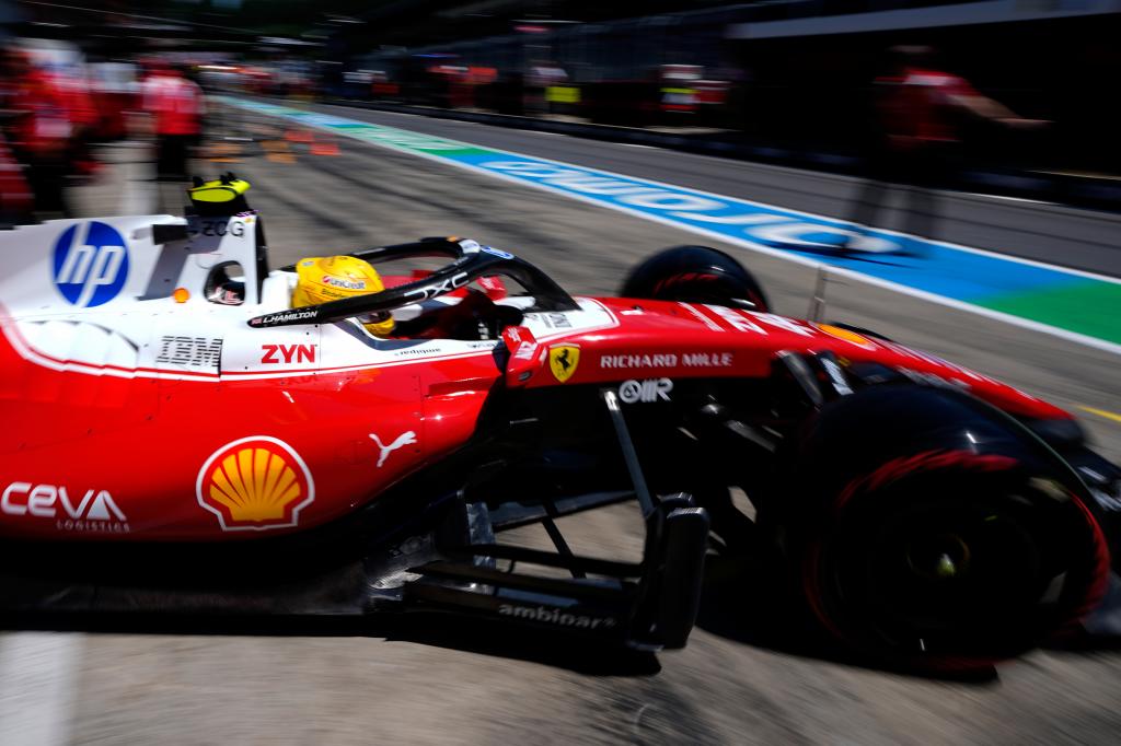 Hamilton sale del box.