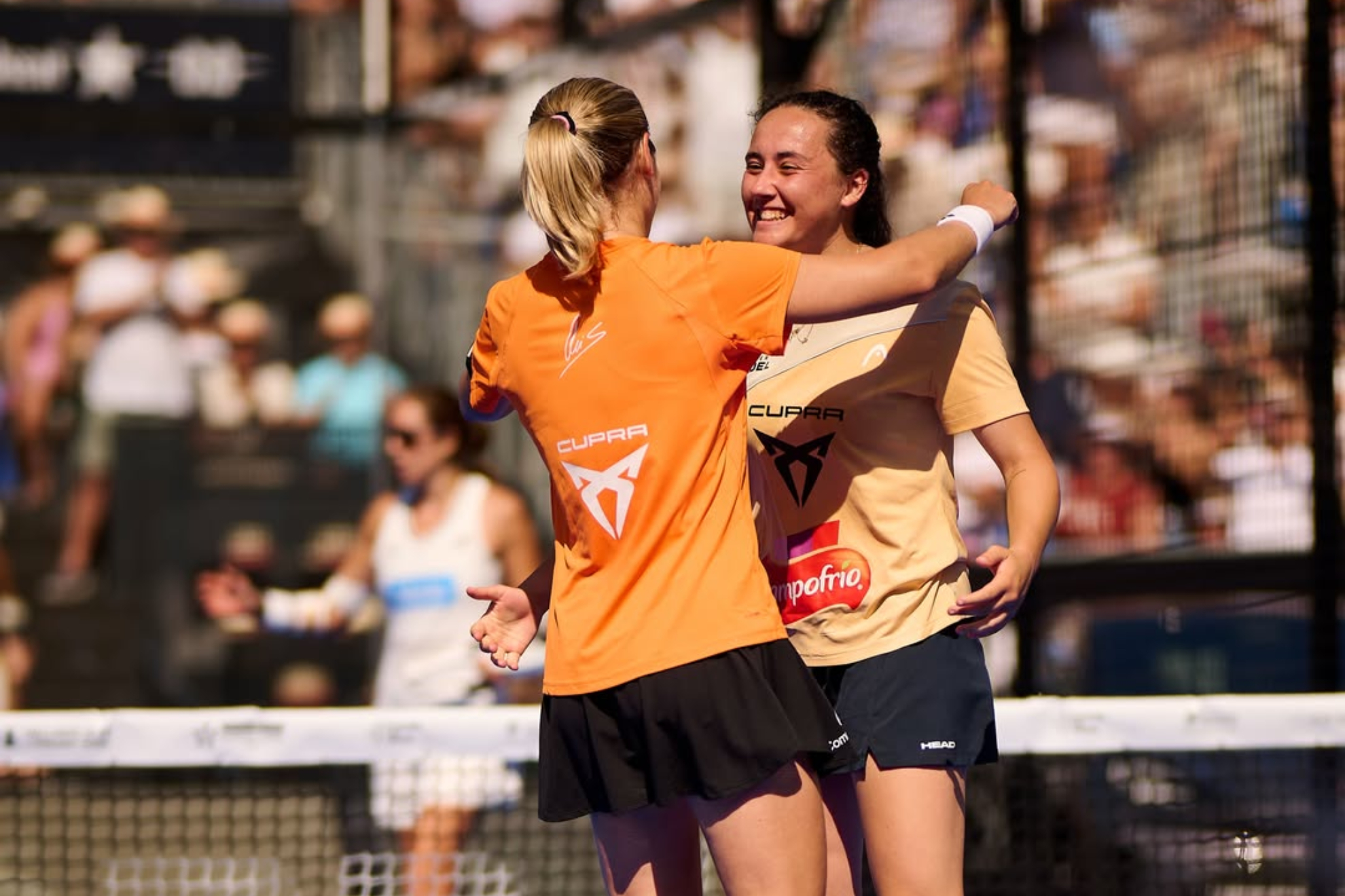 Ari Sánchez y Andrea Ustero en el P2 de Valladolid.