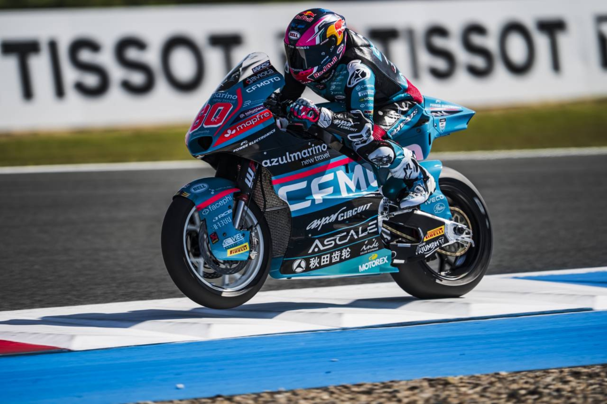 David Alonso, en Assen. ASPAR TEAM