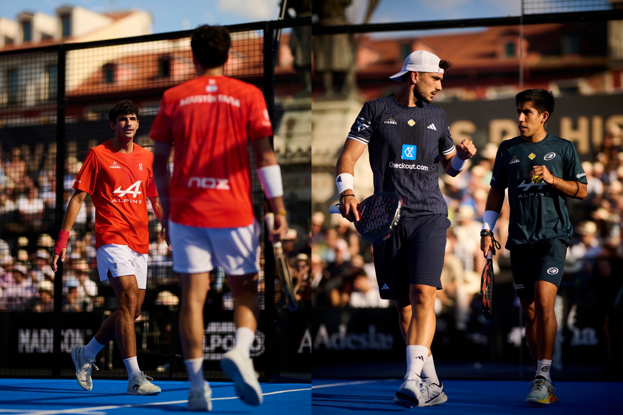 Coello/Tapia y Galán/Chingotto, en semifinales de Valladolid.