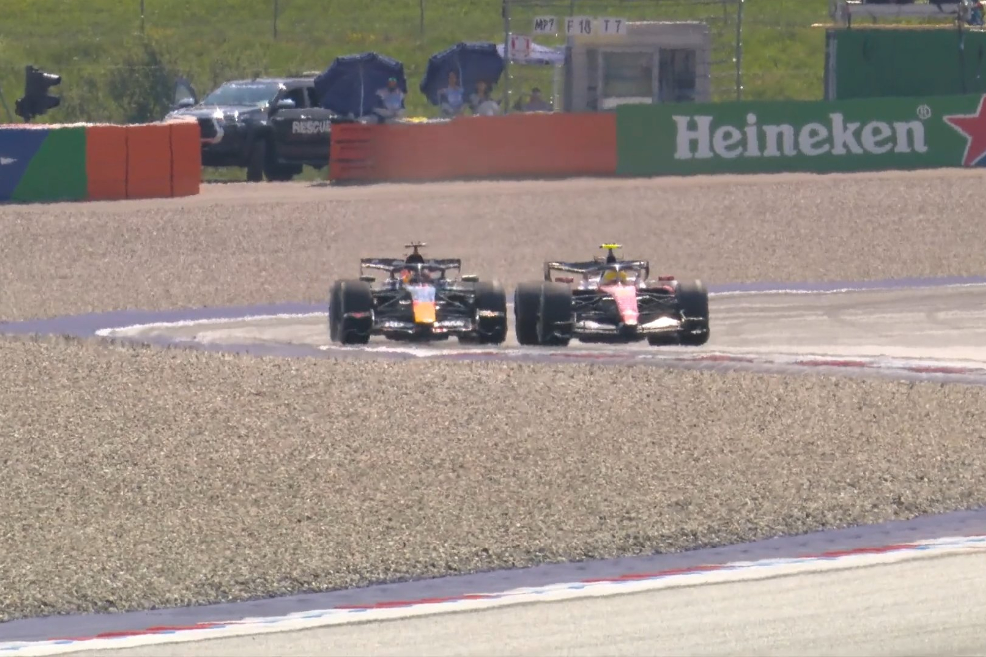 Verstappen y Hamilton, en su mano a mano. F1