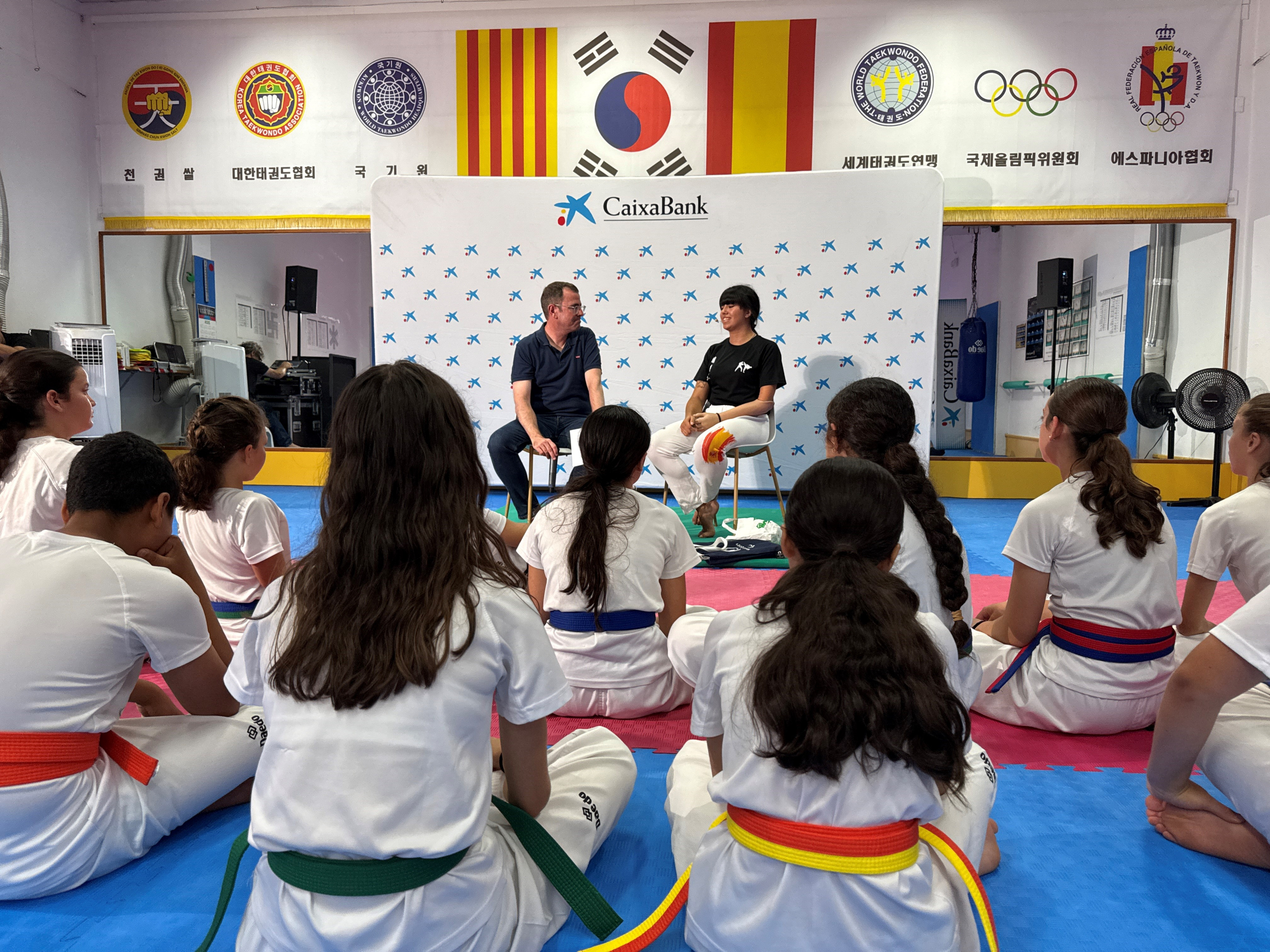 Dalia Santiago, durante su Masterclass con la iniciativa Empower Kids de CaixaBank. CaixaBank