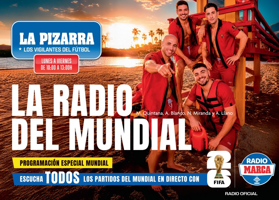 Radio MARCA sigue volando y cierra su mejor temporada desde 2013 con un crecimiento del 22% 10 En este Mundial, la Pizarra se ha convertido en los Vigilantes del Fútbol