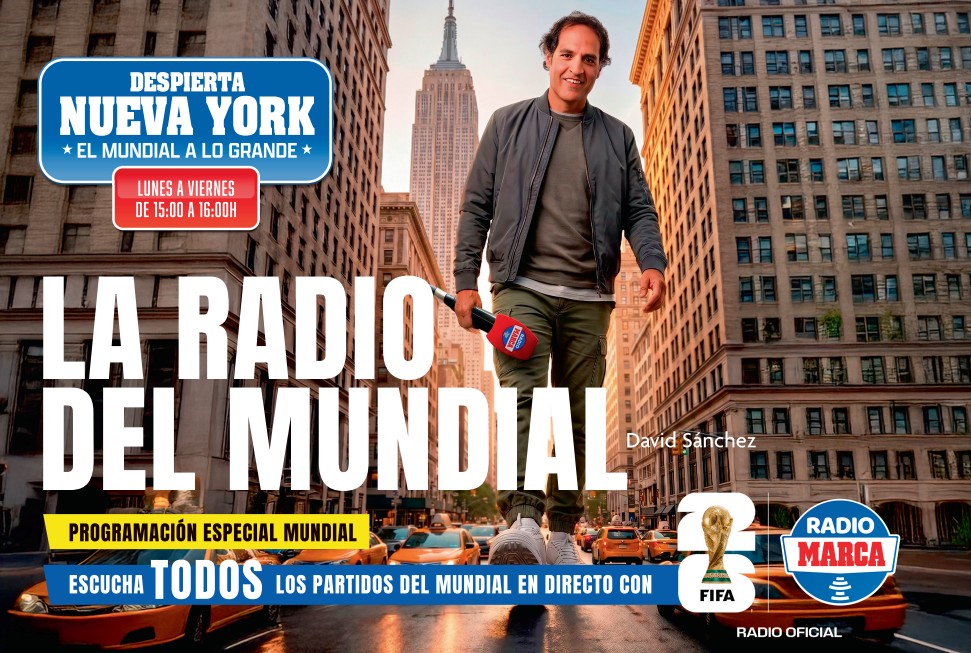 Radio MARCA sigue volando y cierra su mejor temporada desde 2013 con un crecimiento del 22% 12 En este Mundial, Despierta San Francisco se ha convertido en Despierta New York, el epicentro de todo lo que pasa en el Mundial