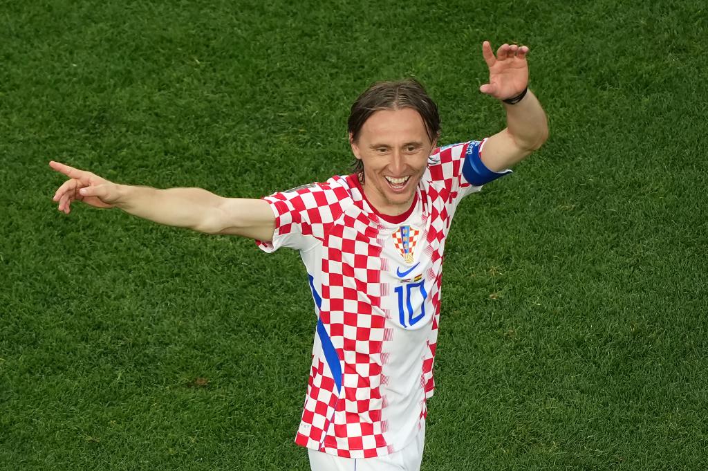 Modric, durante el Mundial
