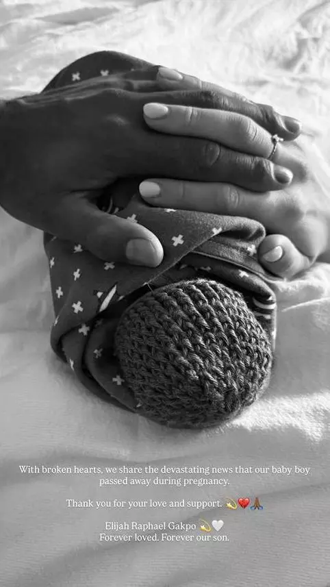 Cody Gakpo and his partner announce the death of the baby they were expecting