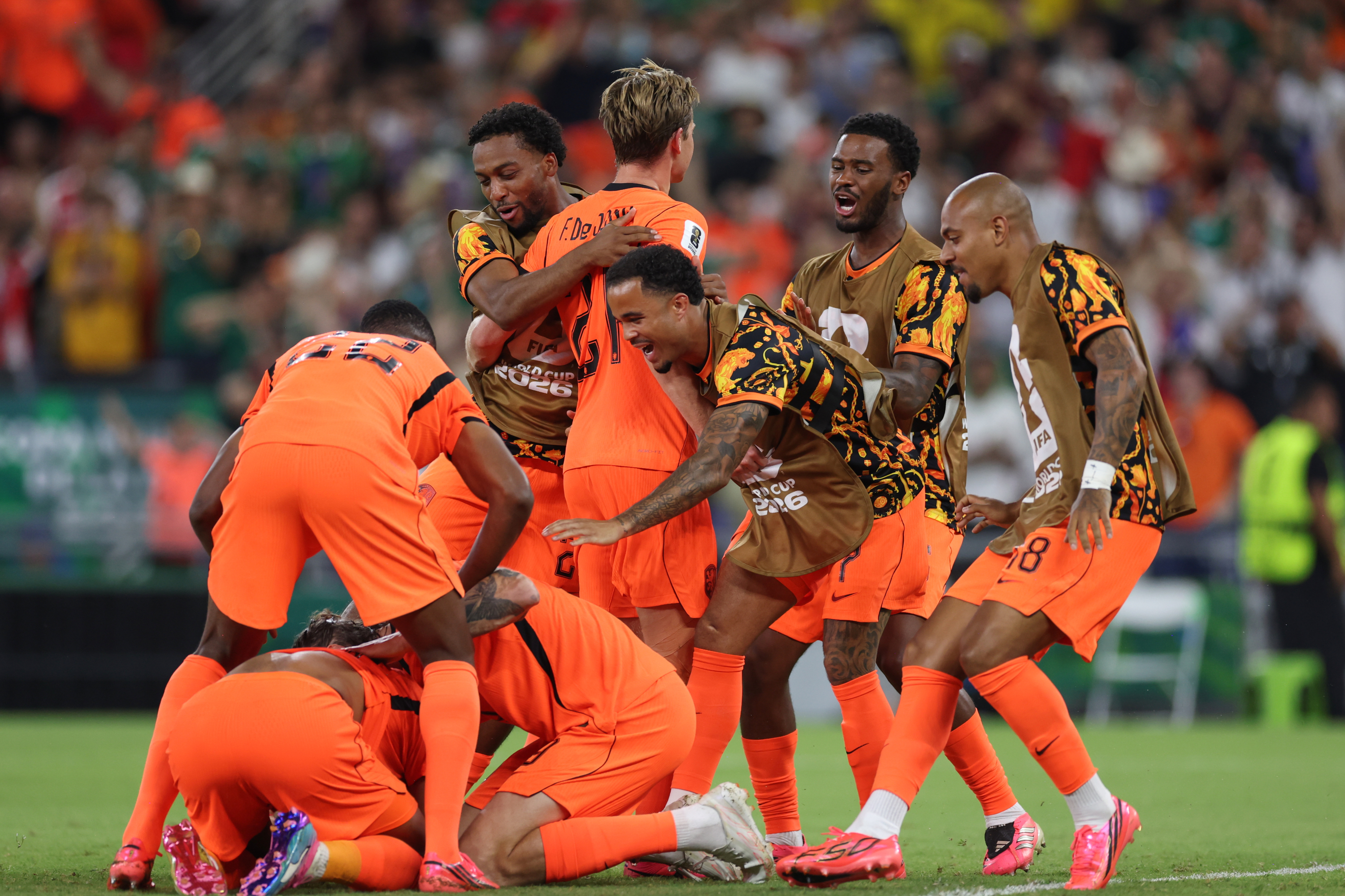 Gakpo scores the most exciting goal of the World Cup: tears in memory of his deceased son