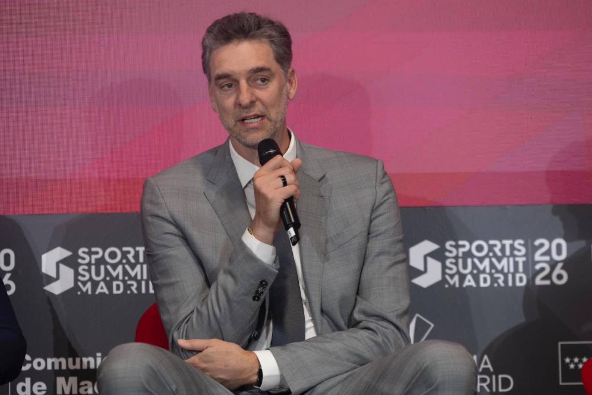 Pau Gasol, en el Sports Summit Madrid.
