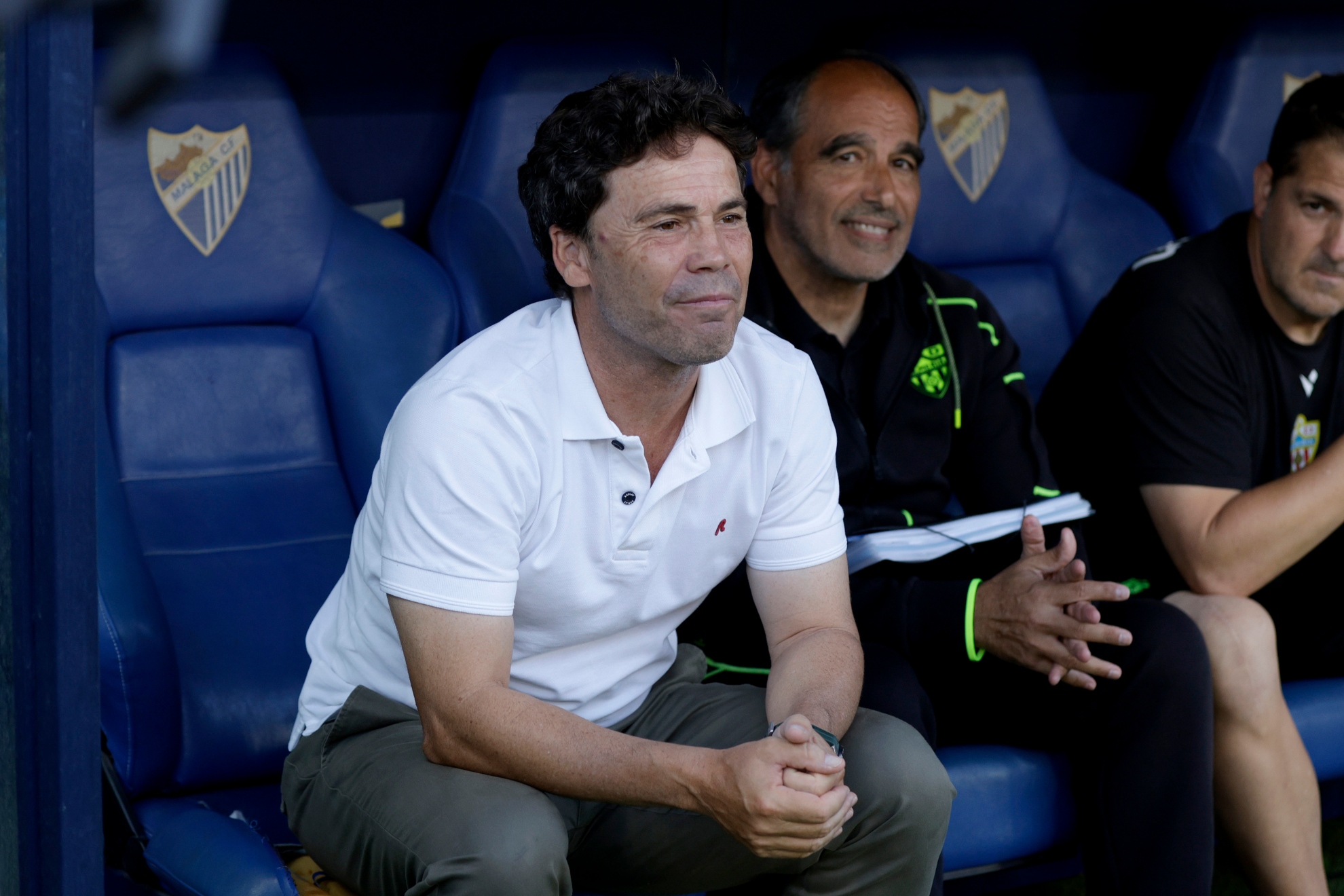 Rubi, en en un partido de la temporada pasada con el Almería. MARILÚ BÁEZ