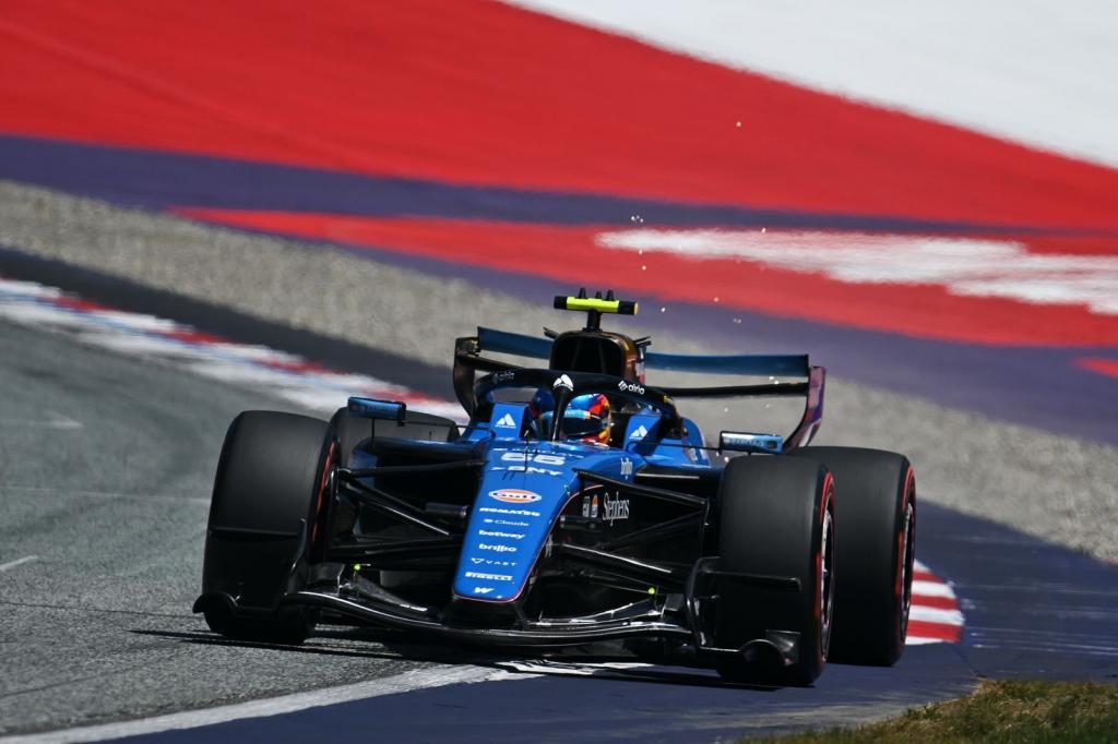 Carlos Sainz, en el Red Bull Ring (Austria). Williams F1