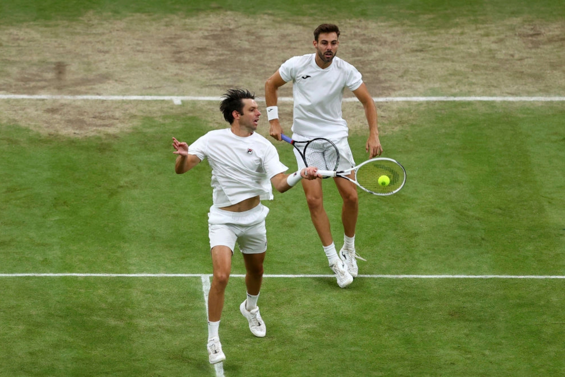 Zeballos y Granollers, en Wimbledon.
