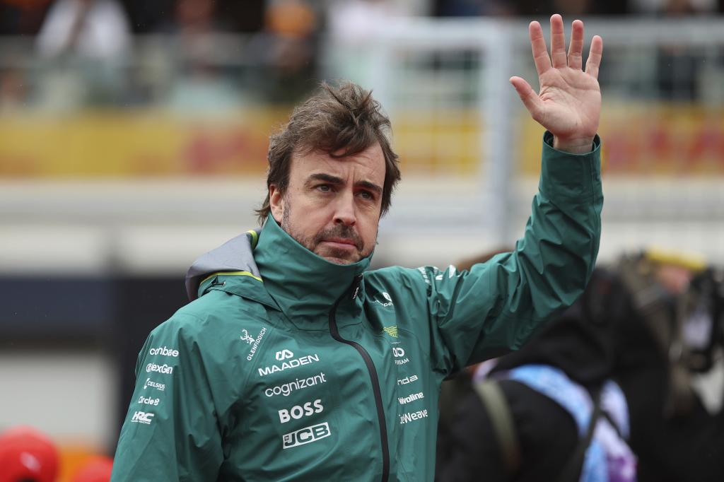 Alonso, en un GP de esta temporada.