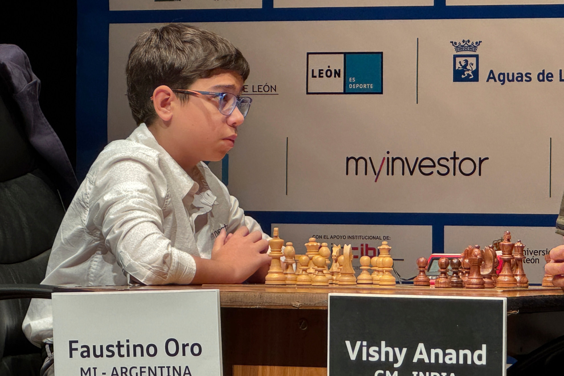 Faustino Oro en el Magistral de León 2025.