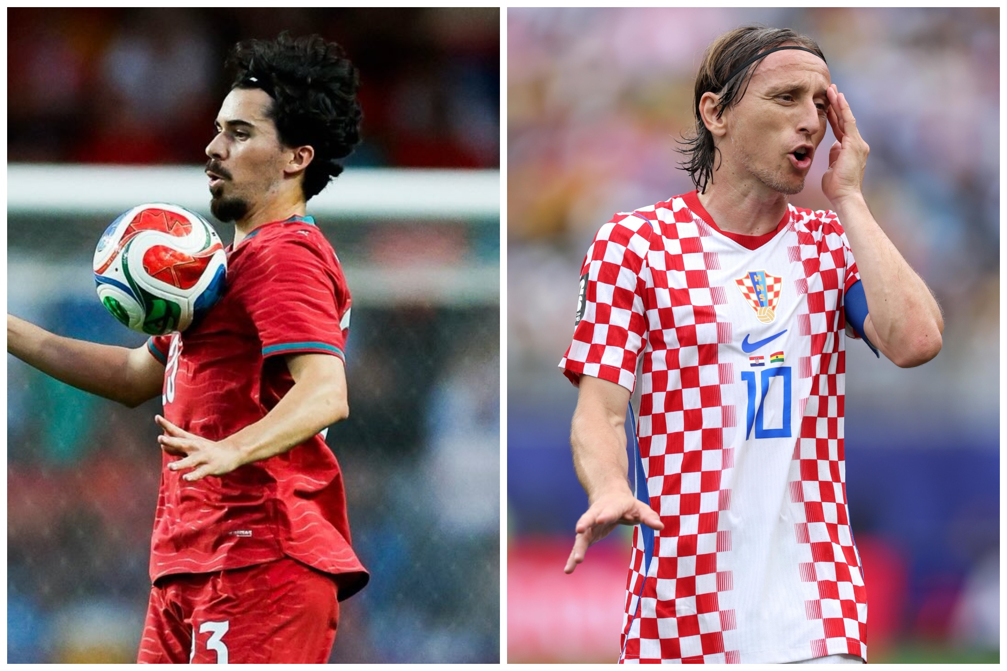 En el montaje, Vitinha y Luka Modric.