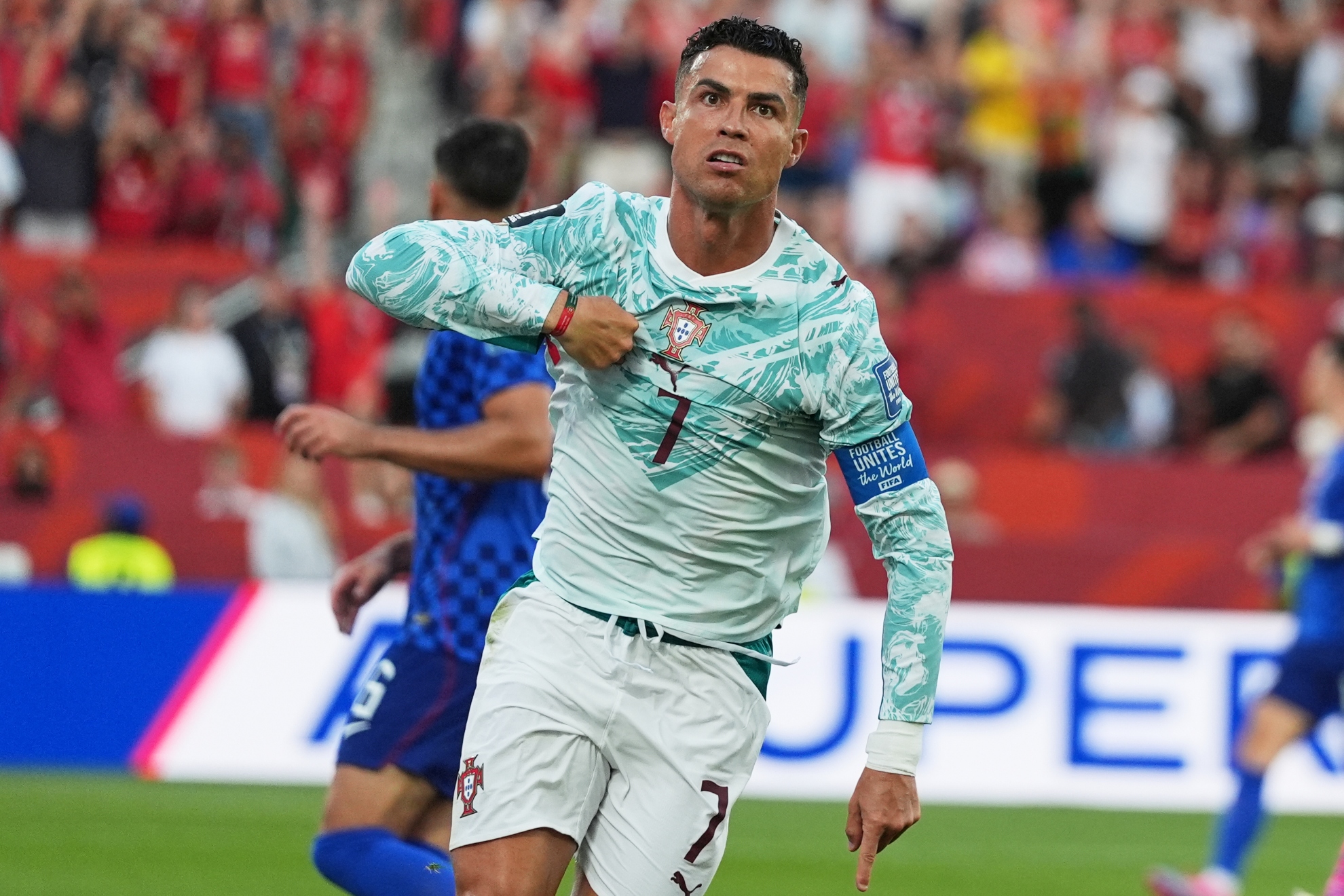 Cristiano Ronaldo, ante Croacia.