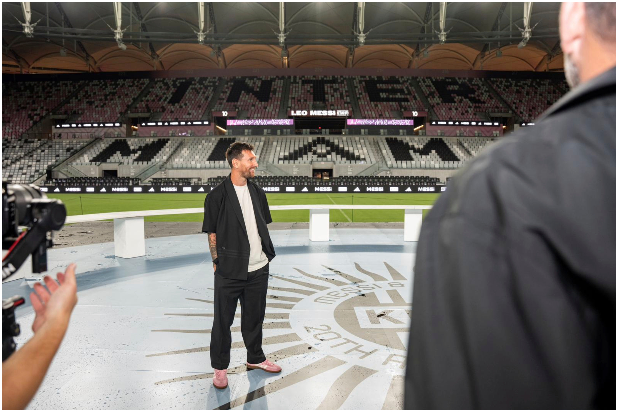 Leo, en el NU Stadium.