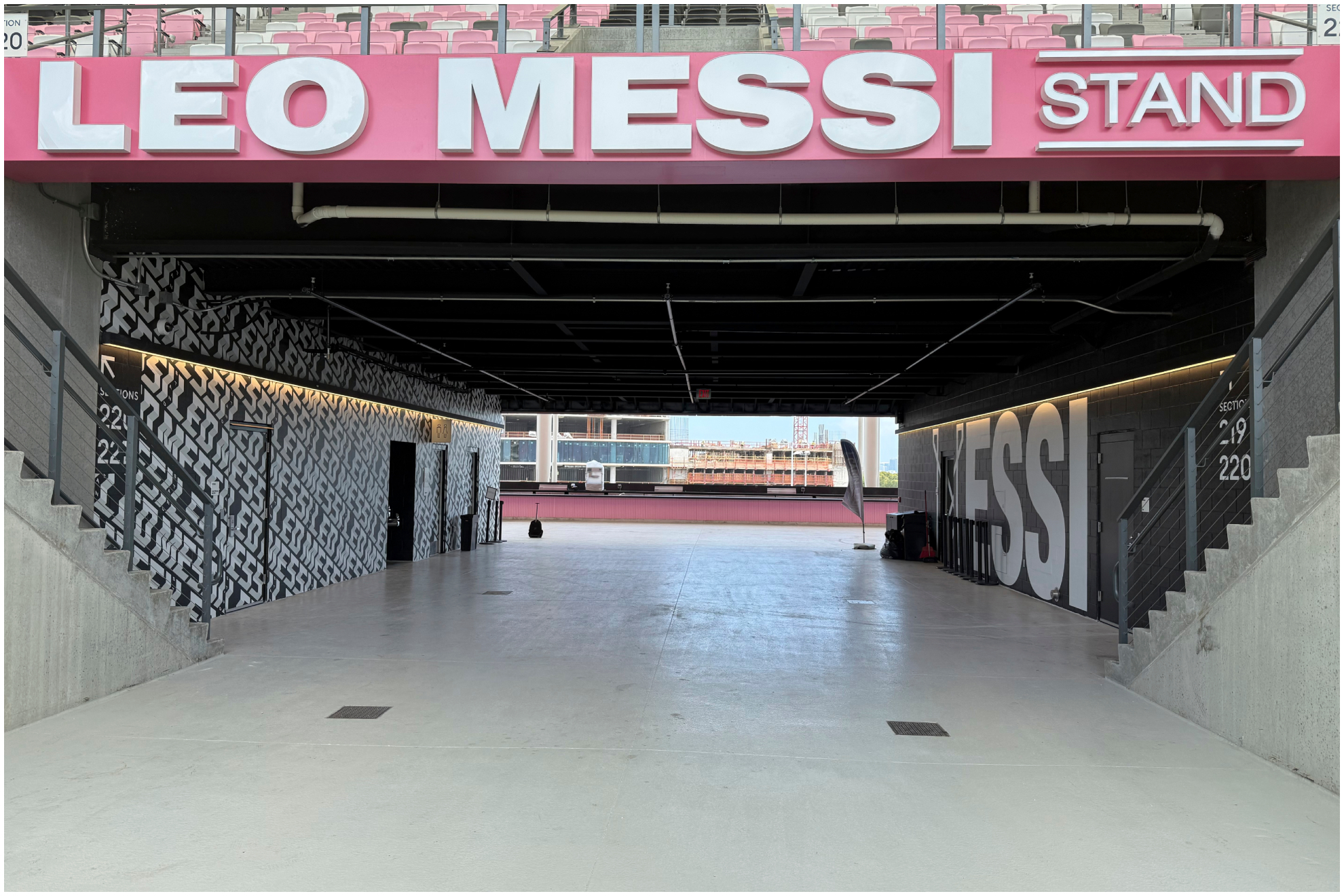 La Messi 'stand'.