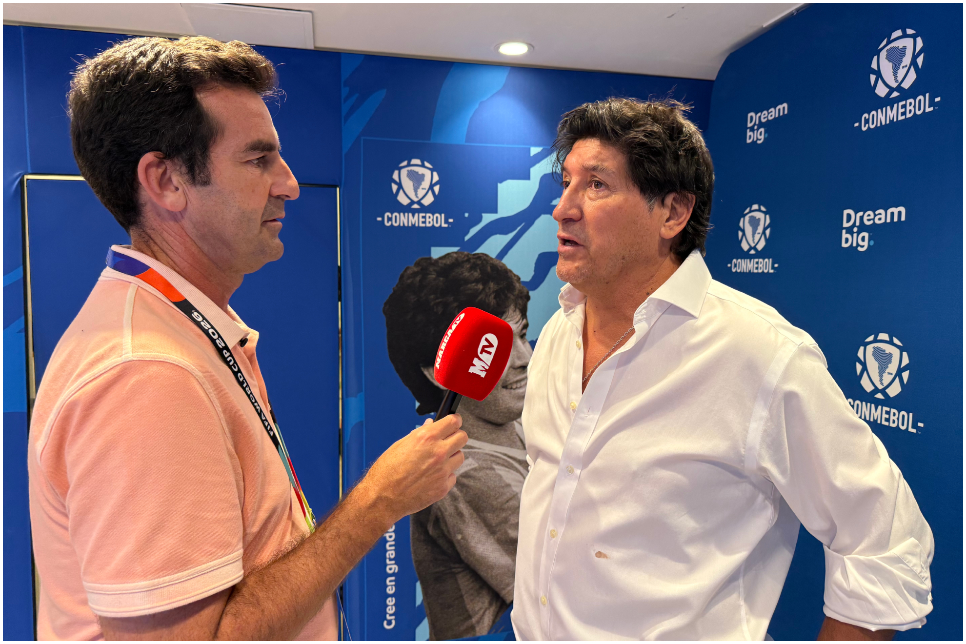 Zamorano, con MARCA en Miami.